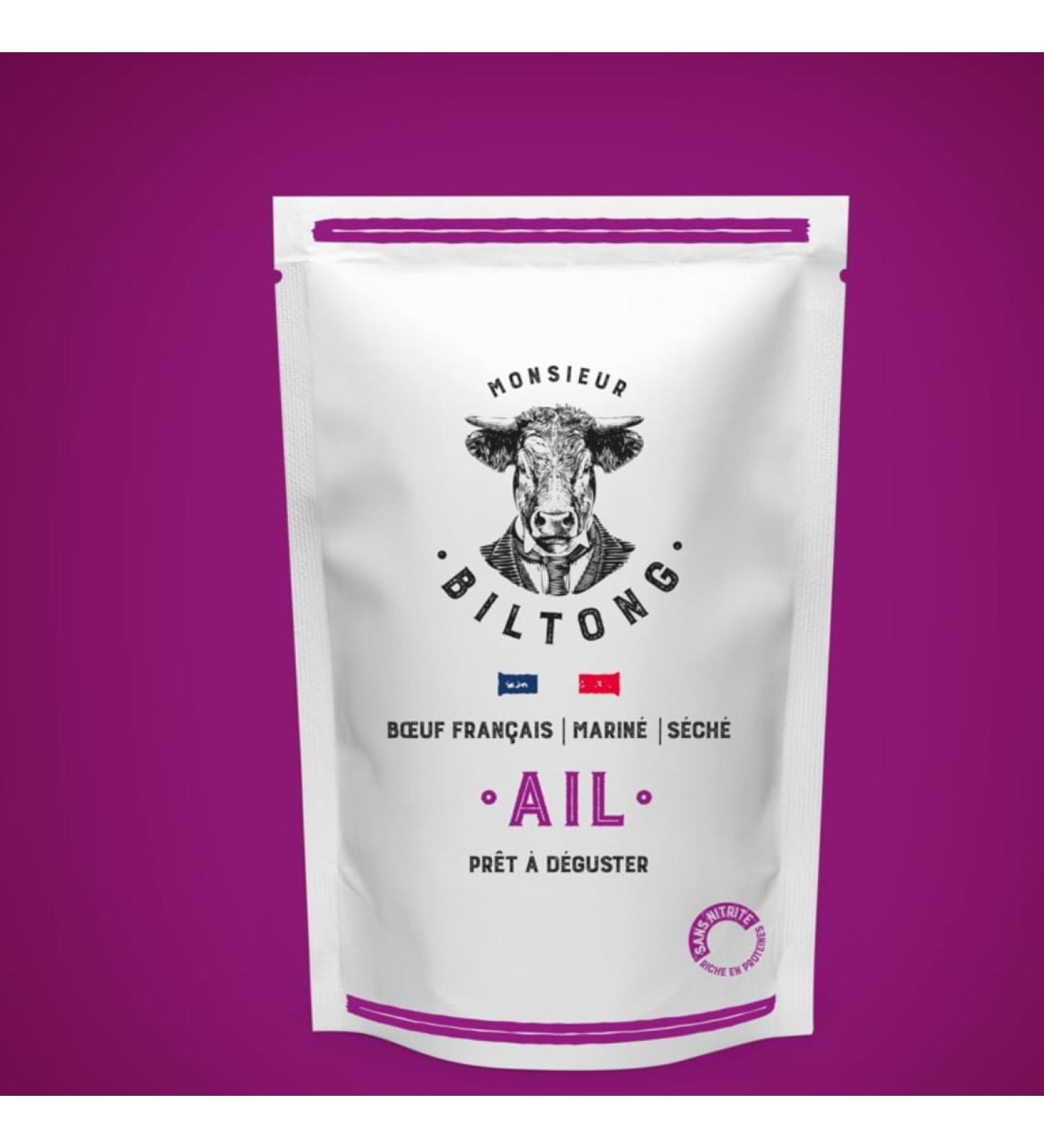 French Biltong Garlic Flavor (150 Grams) - Buy Online on GoSupps.com