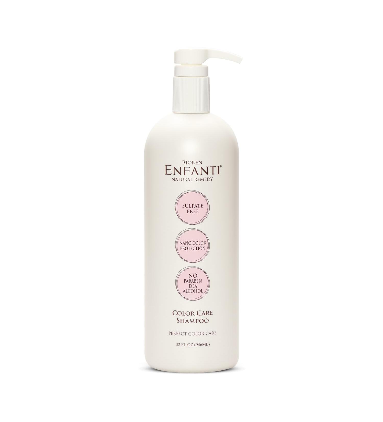 Enfanti Color Care Shampoo 32 oz | Sulfate Free Moisturizing & Revitalizing Treatment for Color-Treated Hair - Buy Online on GoSupps.com