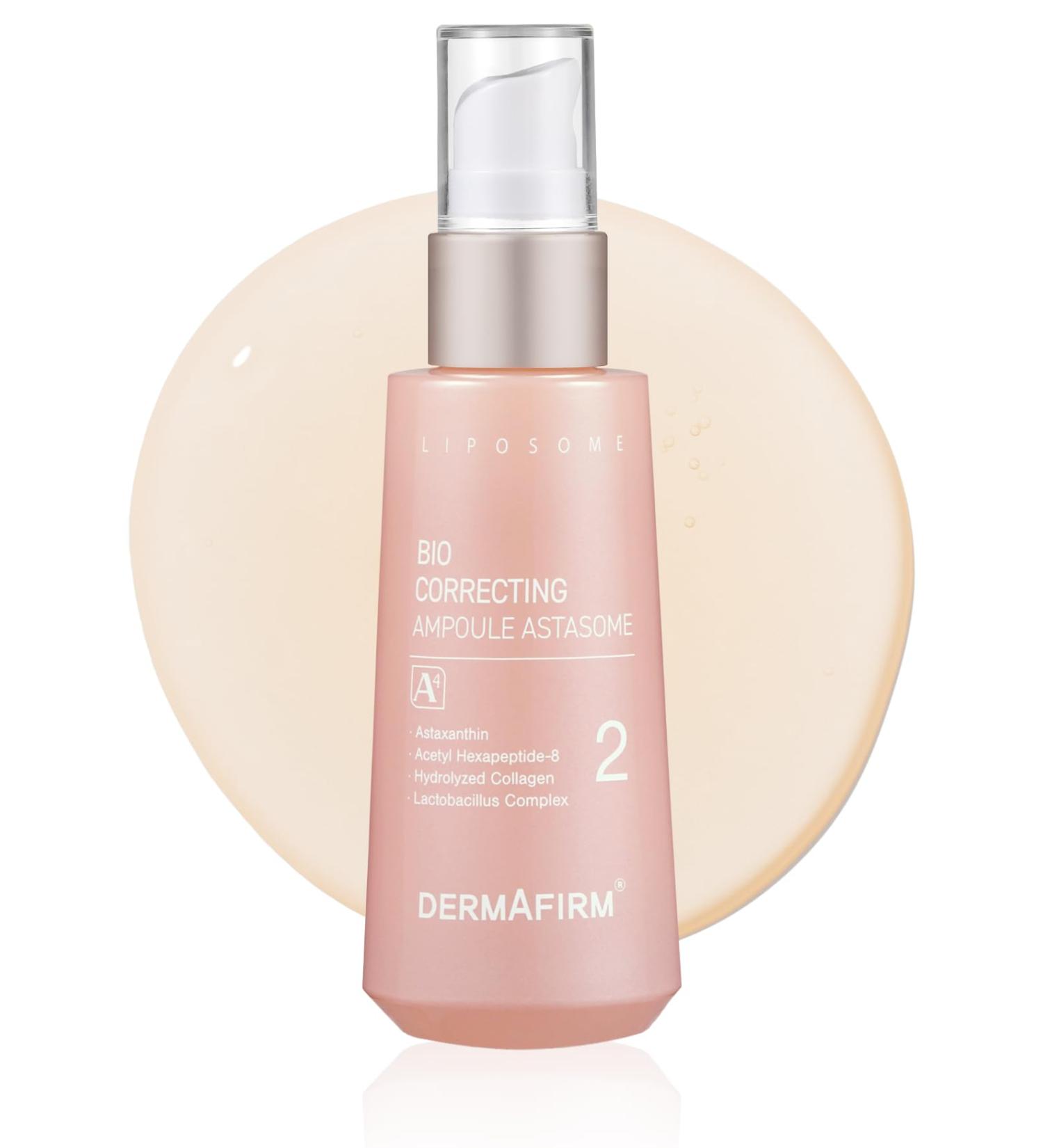 Bio Correcting Hydrating Serum | Korean Ampoule Astasome A4 - Pore Firming & Tightening Facial Serum with Collagen & Peptide | No Animal Testing Paraben-Free - 1.69 fl oz - Buy Online on GoSupps.com