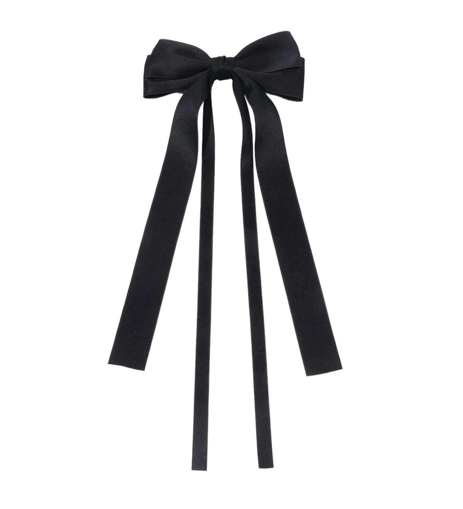 New 2025 Solid Double Bowknots Hair Clips Women Long Ribbon Bow For New For Fashion Tassel Hair Clips Barrettes Pins Hair Accessories Jewelry Fashion Accessories Creative Gift - Buy Online on GoSupps.com