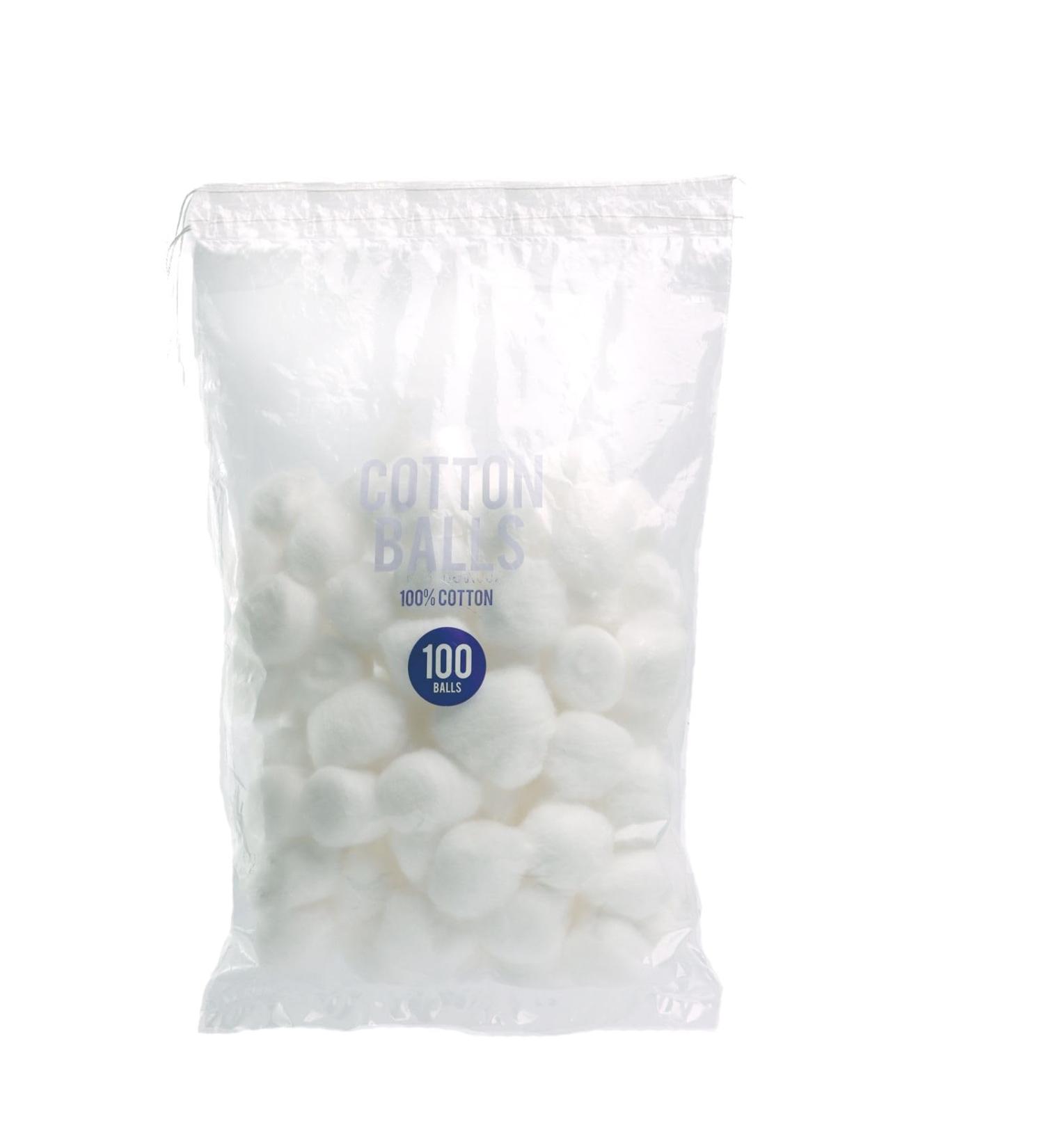 DIVCHI Cotton Wool Balls Absorbent 100 Pack - Buy Online on GoSupps.com