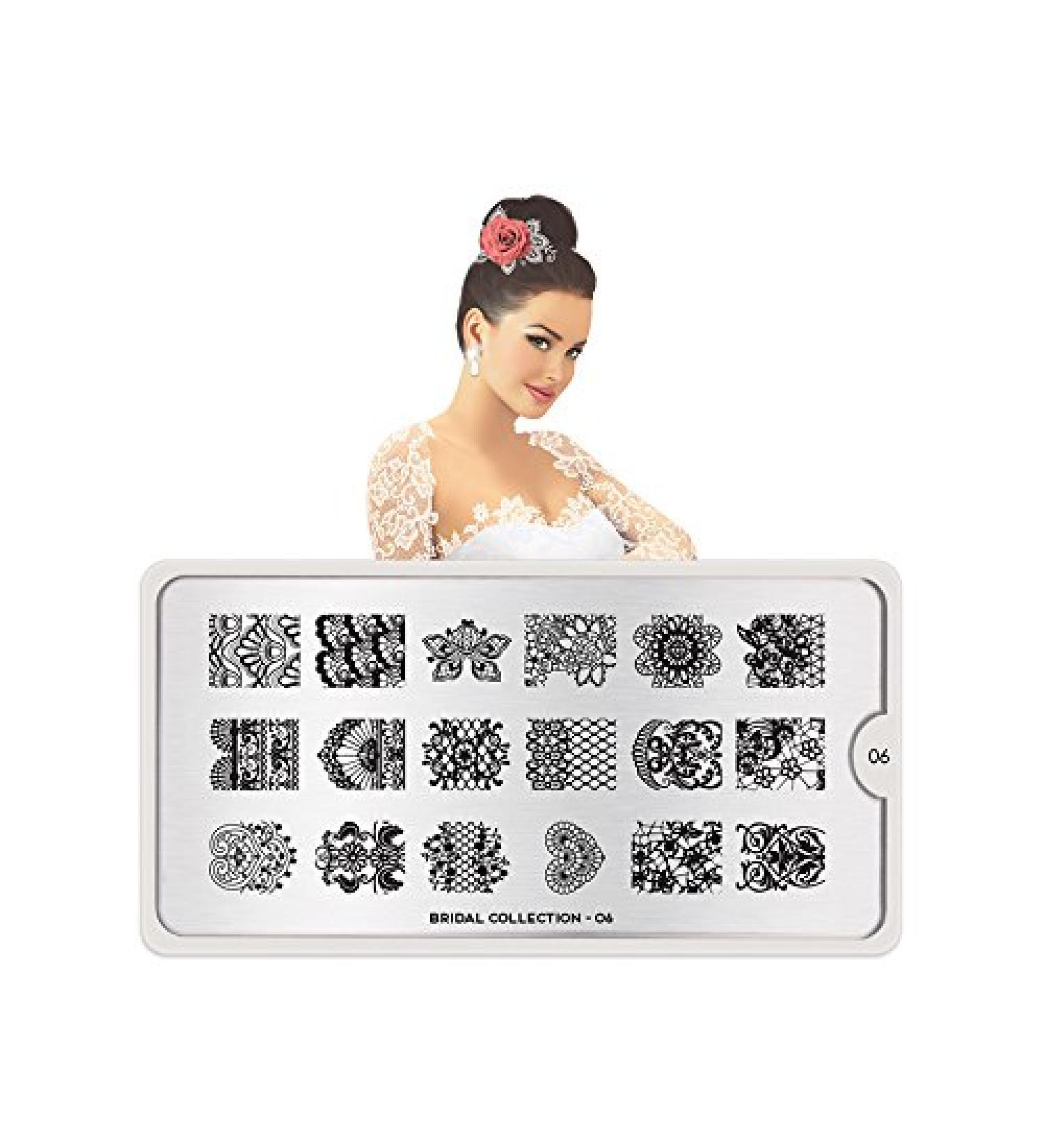 Buy Moyou Stamping Schablon - Bridal 06 | International Shipping | Perfect for Nail Art - Buy Online on GoSupps.com