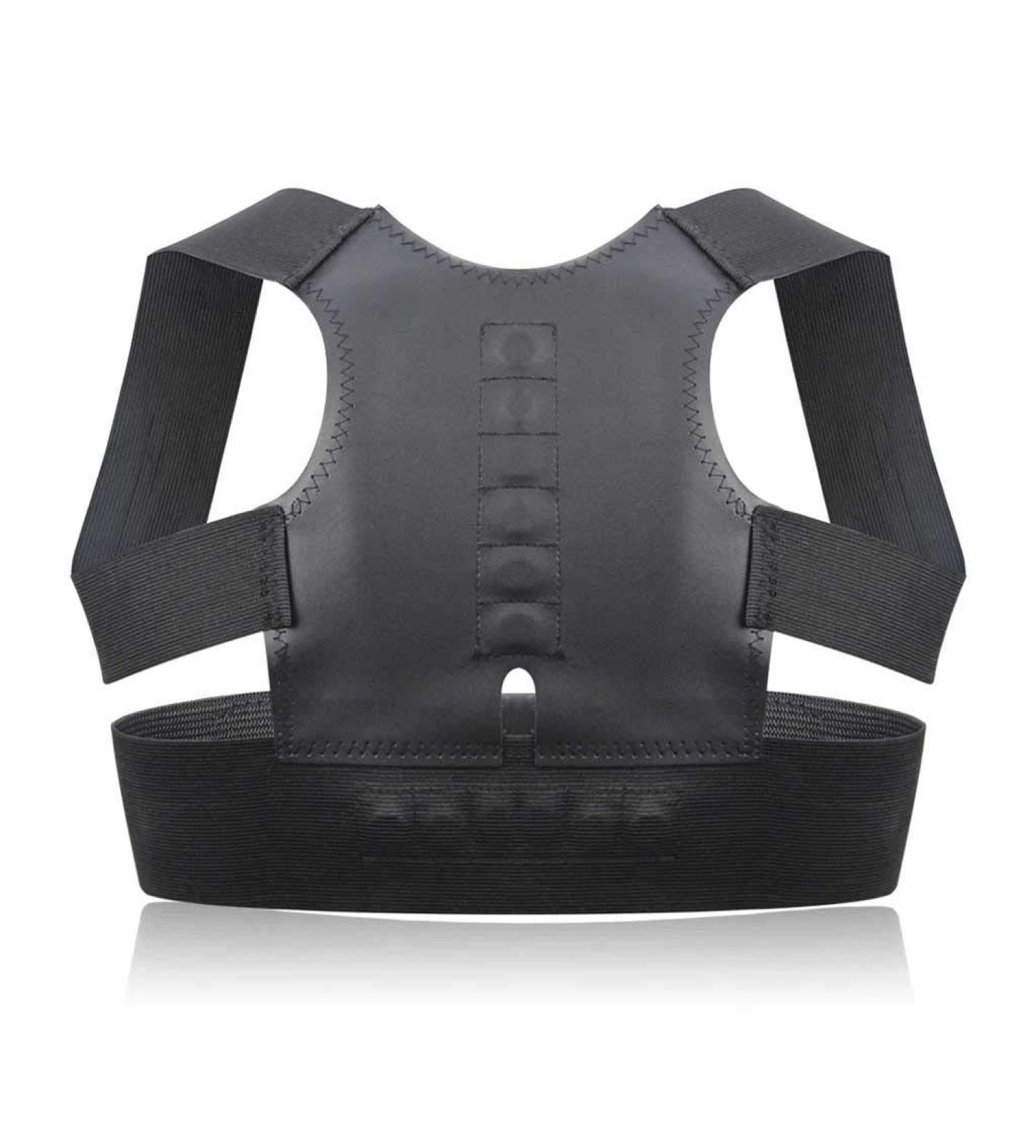 Orthosis Corset Back Brace - Posture Corrector with Magnetic Therapy for Upper Back - Small Size (D) - Improve Posture & Comfort - Buy Online on GoSupps.com