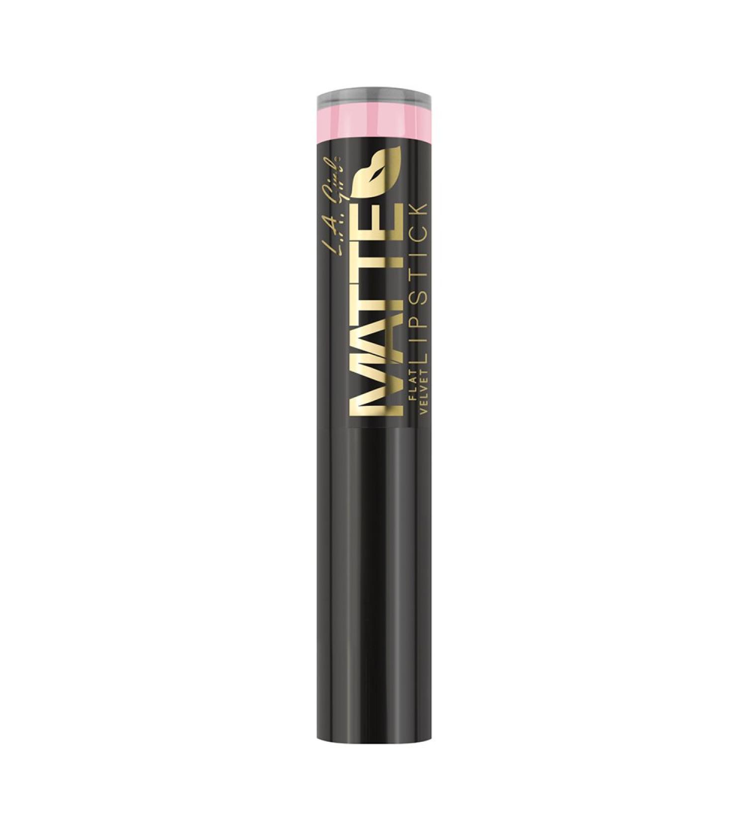 L.A. Girl Matte Flat Velvet Lipstick  Carried Away  3 Count(Pack of 1) GLC802