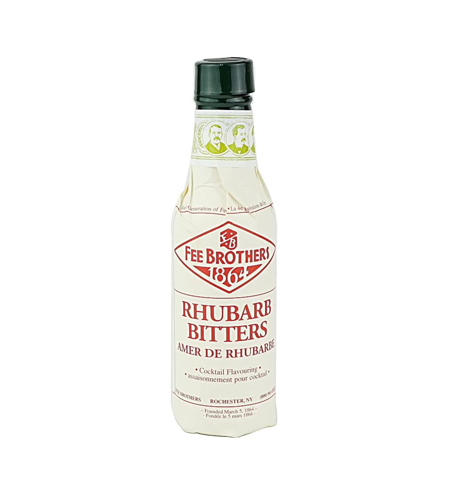 Fee Brothers Rhubarb Bitters 5oz - Premium Cocktail Enhancer - Buy Online on GoSupps.com