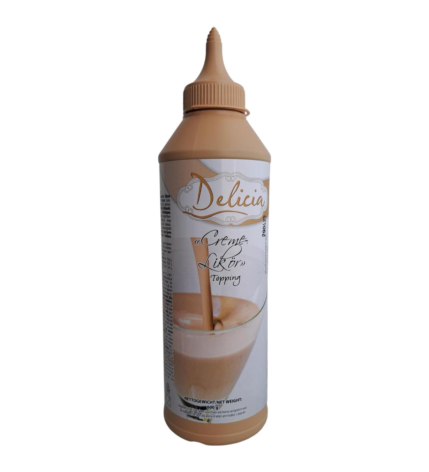 Creme Lik r Desserts Sauce - Seductive Topping in 600g Bottle | Versatile Delicia Sauce for Creative Desserts - Buy Online on GoSupps.com