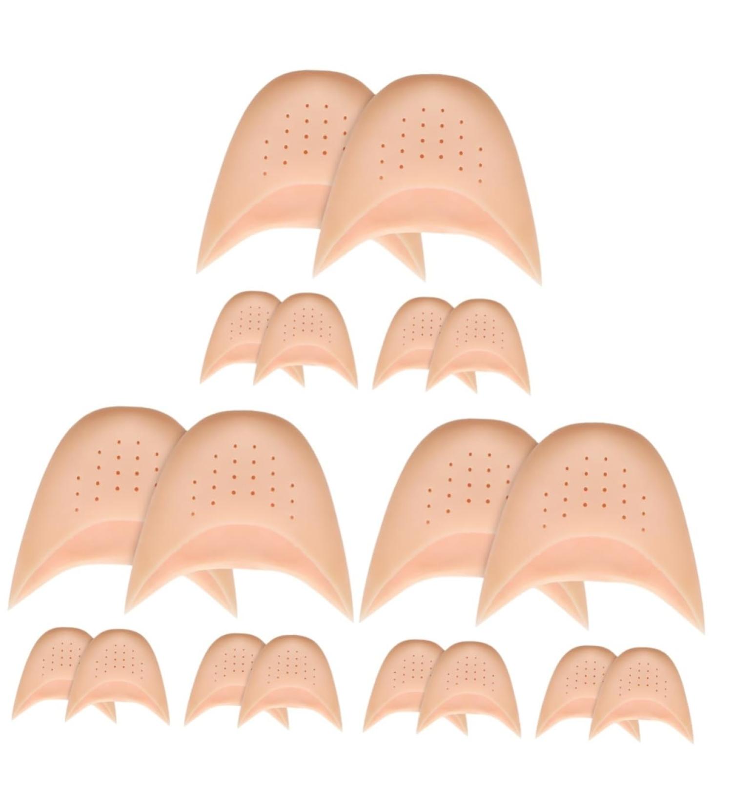Buy NOLITOY 18 Pcs Toe Protector Metatarsal Pads - Reusable Silicone Gel Inserts for Women - Perfect Ballet Toe Cushions & Shoe Covers - International Shipping Available - Buy Online on GoSupps.com