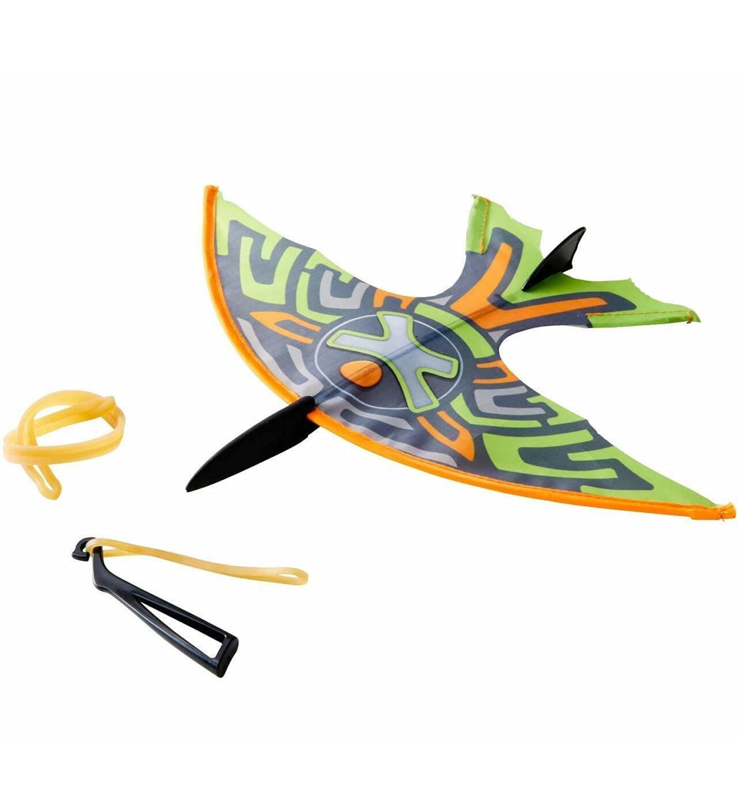 HABA 303572 Terra Kids Slingshot & Glider Best Children's Outdoor Toy Soft Tip Durable Plastic Excellent Flight Replacement Tensioning Rubber - Buy Online on GoSupps.com