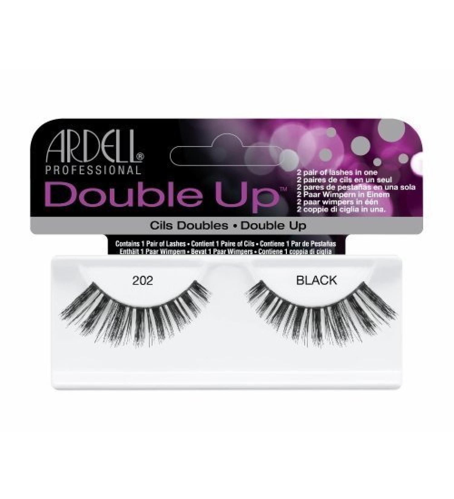 (6 Pack) ARDELL Double Up Lashes - Black 202