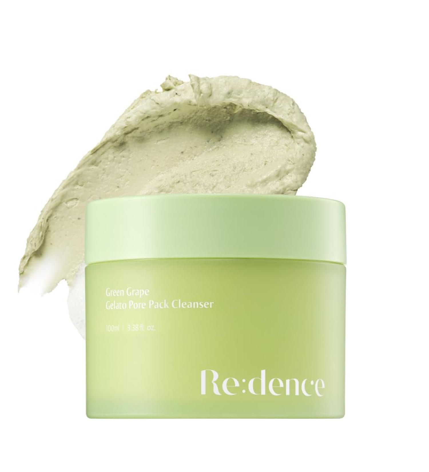 Green Grape 3-in-1 Gelato Pore Pack Cleanser | Korean Skin Care Mud Mask & Exfoliating Scrub | No Tightness | 100ml - Buy Online on GoSupps.com