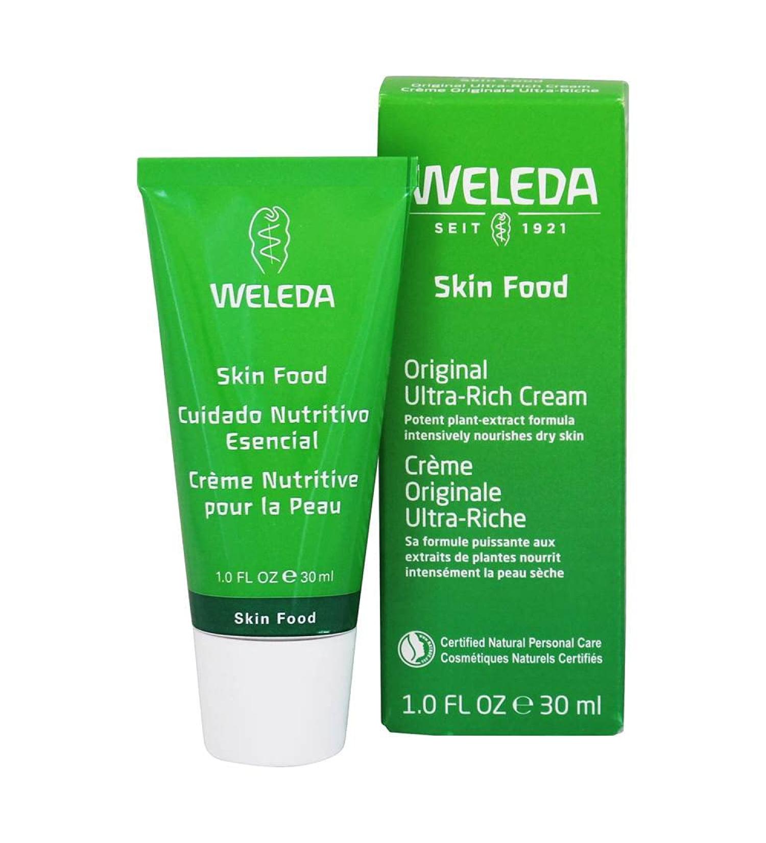 Weleda Skin Food Original Ultra-Rich Body Cream - Plant-Rich Moisturizer with Pansy Chamomile & Calendula - 1 fl oz - International Shipping Available - Buy Online on GoSupps.com