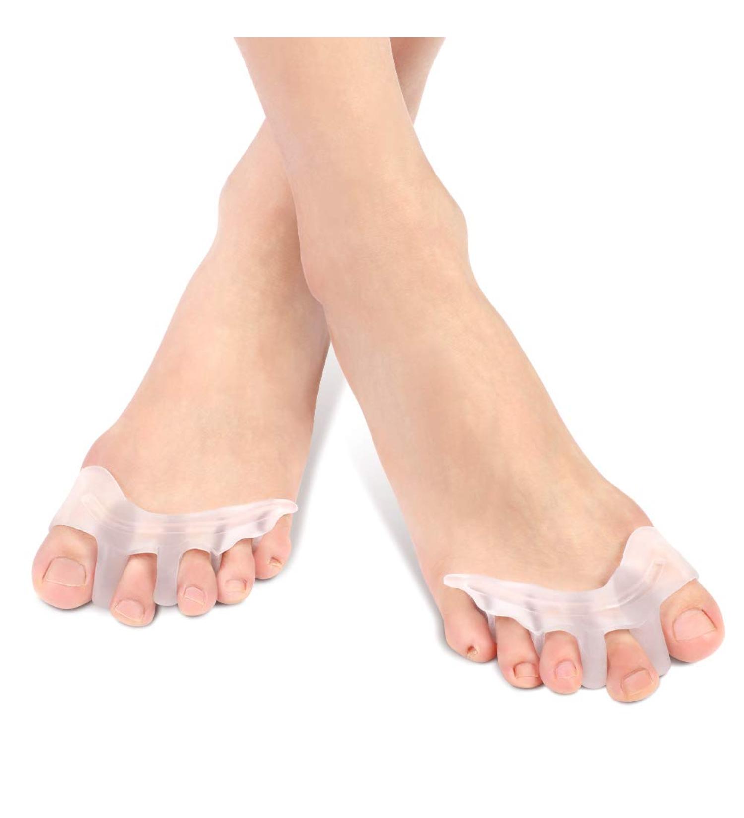 Bunion Corrector Toe Separator with Gel Straightener for Pain Relief - Ideal for Yoga, Ballet, Athletes - Buy Online on GoSupps.com