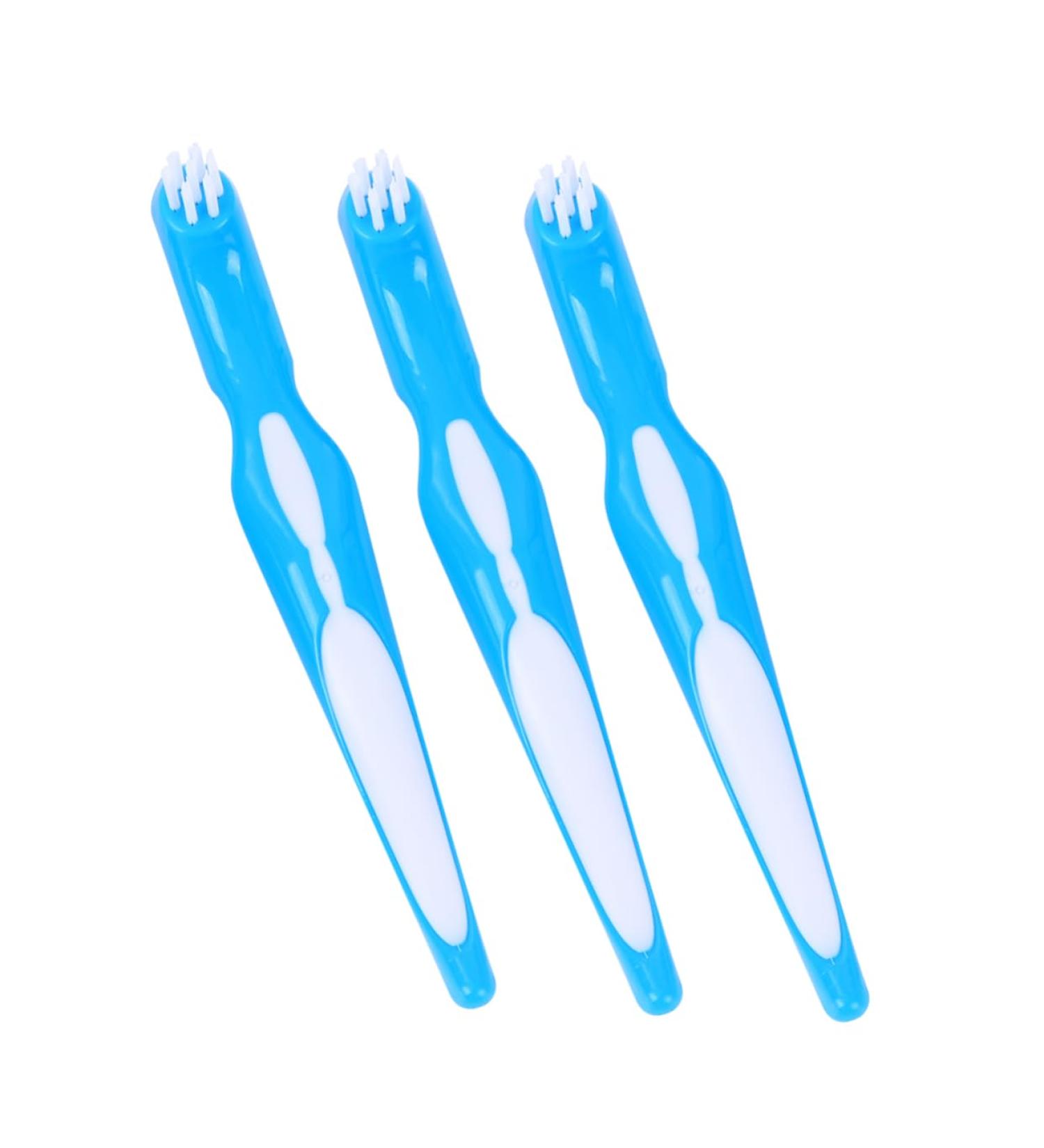 Sewoart 6-Piece Double Prosthesis Nursing & Cleaning Brush Set - Dual-Sided Denture Cleaner for Optimal Oral Hygiene - Buy Online on GoSupps.com