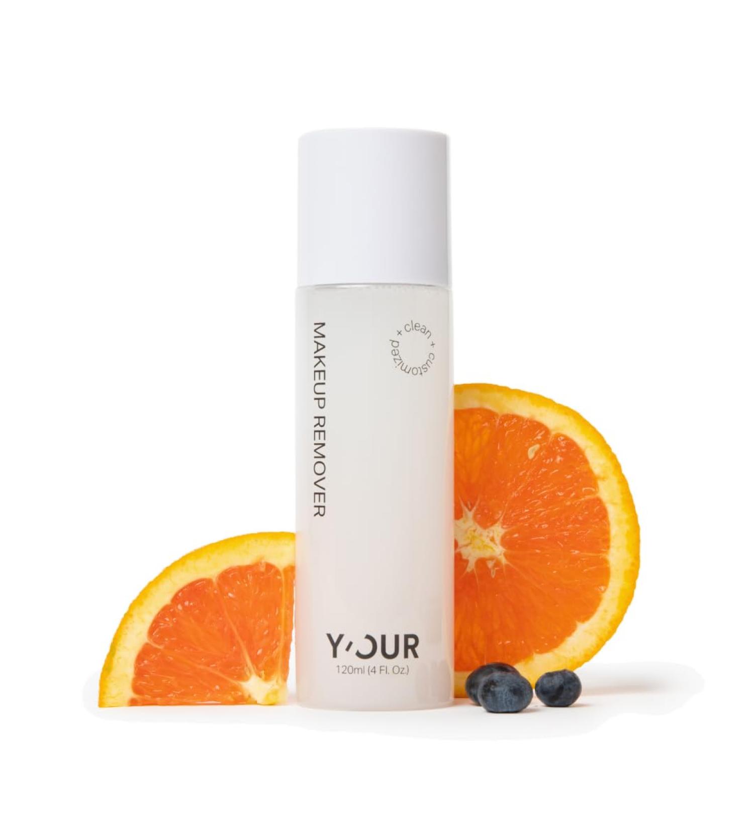 Y'OUR Makeup Remover - Gentle Micellar Water for Sensitive Skin Removes Makeup & Oil with Organic Cotton Wipes - Buy Online on GoSupps.com