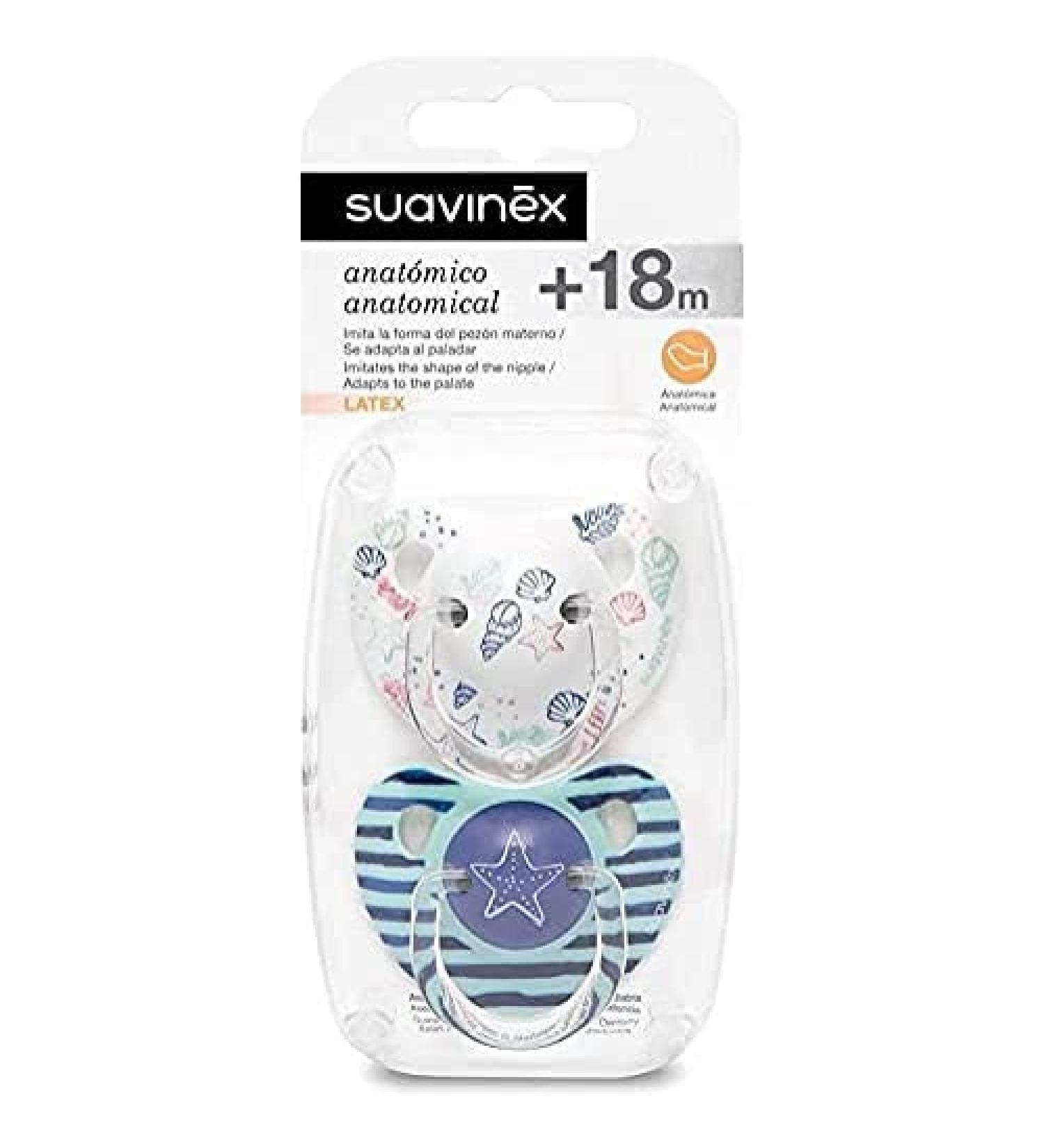 Chupo Suavinex Anatomi latex +12 2 un