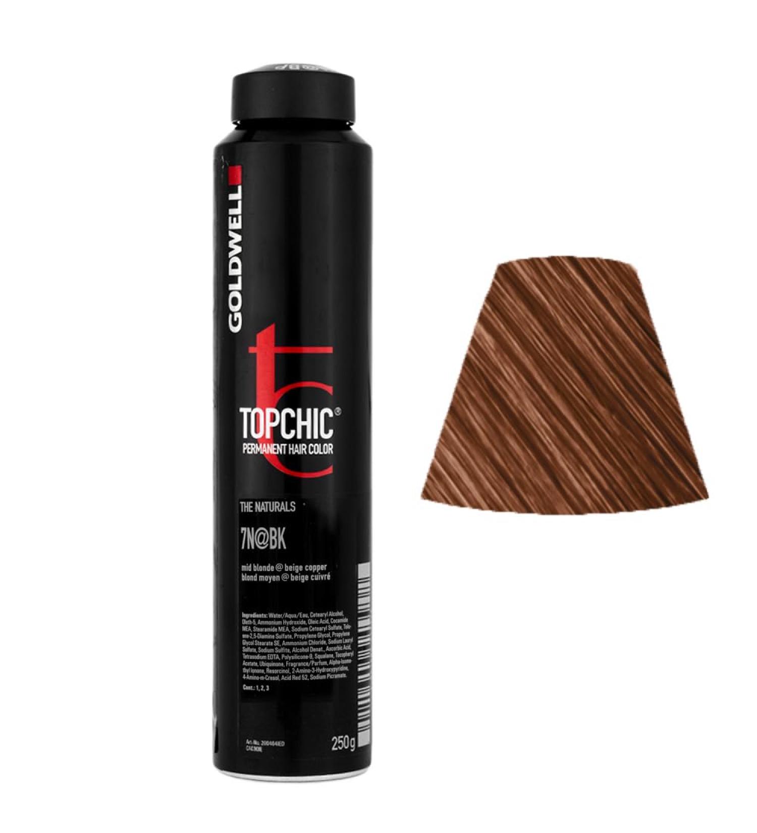 GOLDWELL Topchic 7N BK Can 250ml