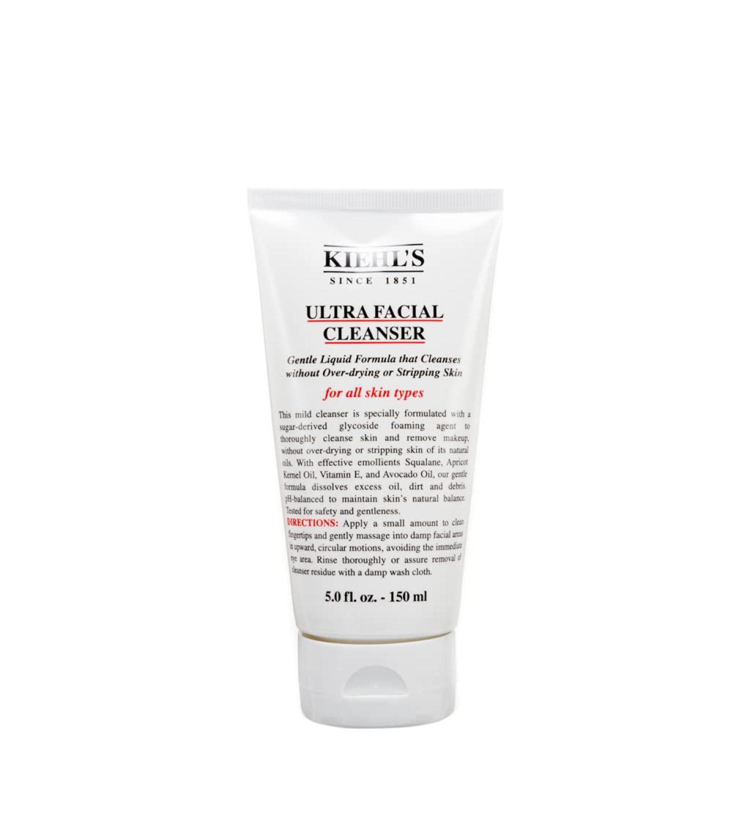 Kiehl's Ultra Facial Cleanser 5 fl oz for Unisex | Apricot Scent | All Skin Types | 150ml - Buy Online on GoSupps.com