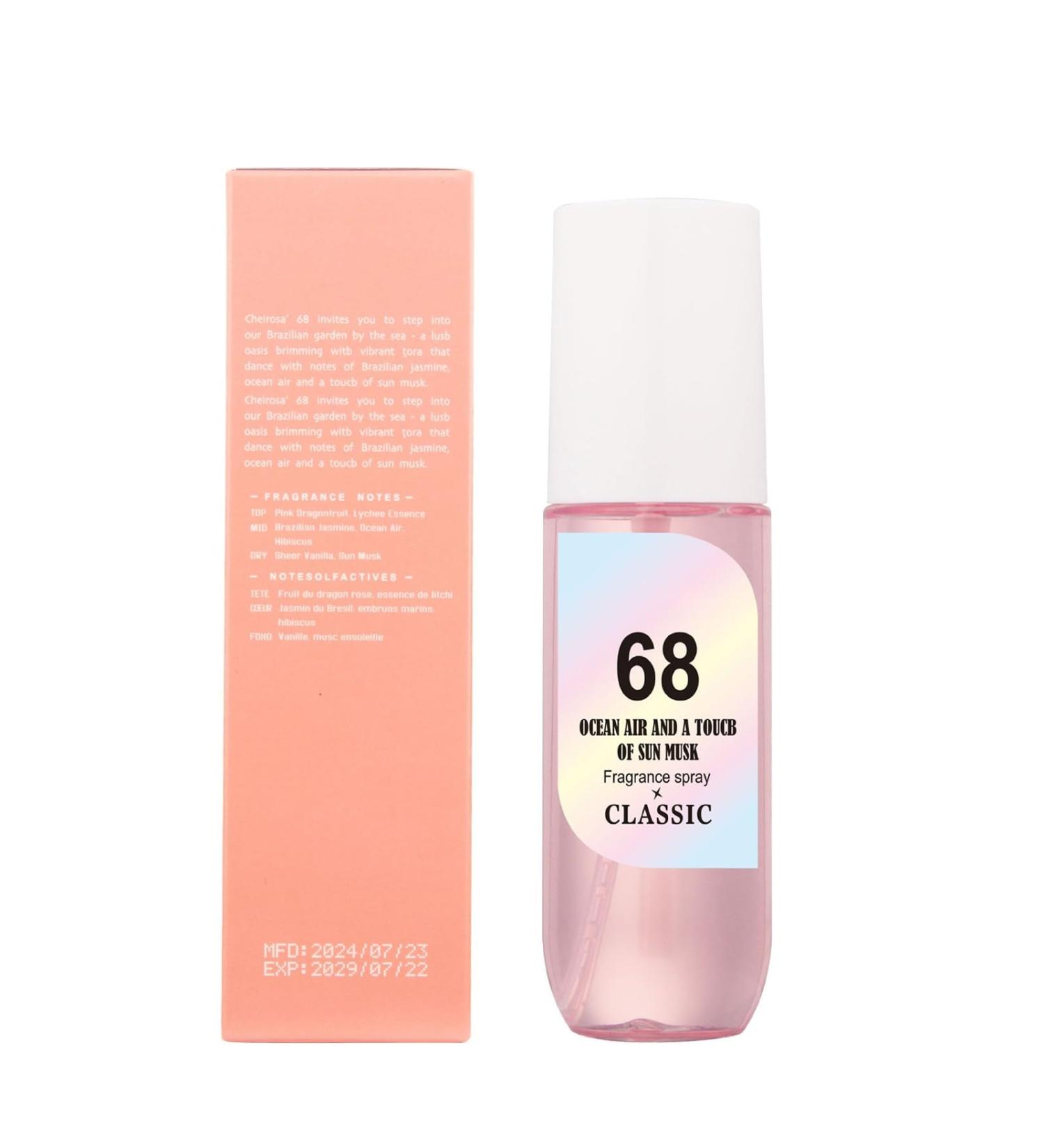 Body Spray for Women Hair & Body Fragrance Mist Long Lasting Perfume Suitable for Party Music Festival Dating Hair & Body Fragrance Mist Hair Perfume for Women Body Spray(Pink) 1 Count (Pack of 1) Pink - Buy Online on GoSupps.com