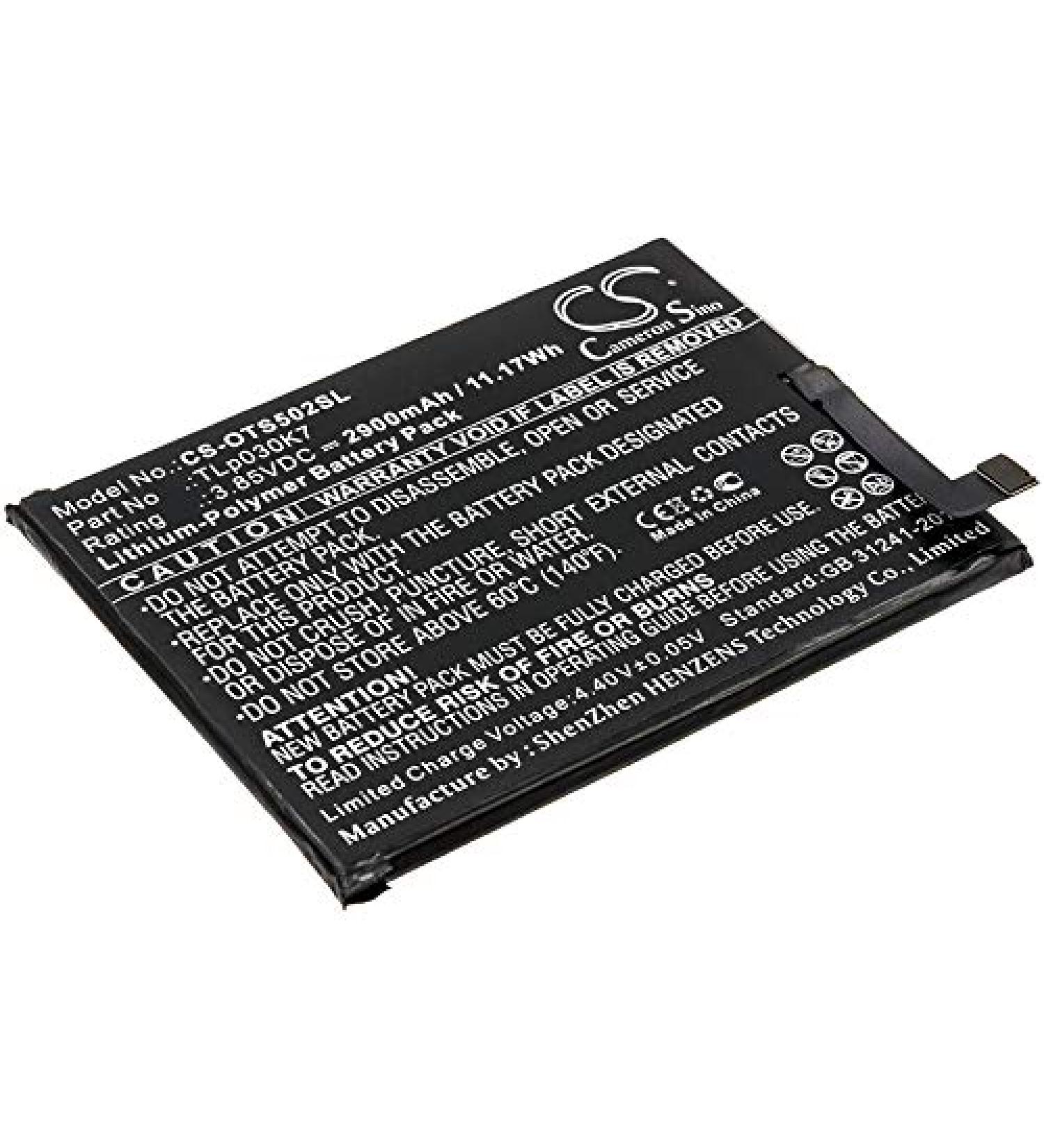Buy JRINK Replacement Battery TLp030K7 1S | OT-5024D - Fast International Shipping - Buy Online on GoSupps.com