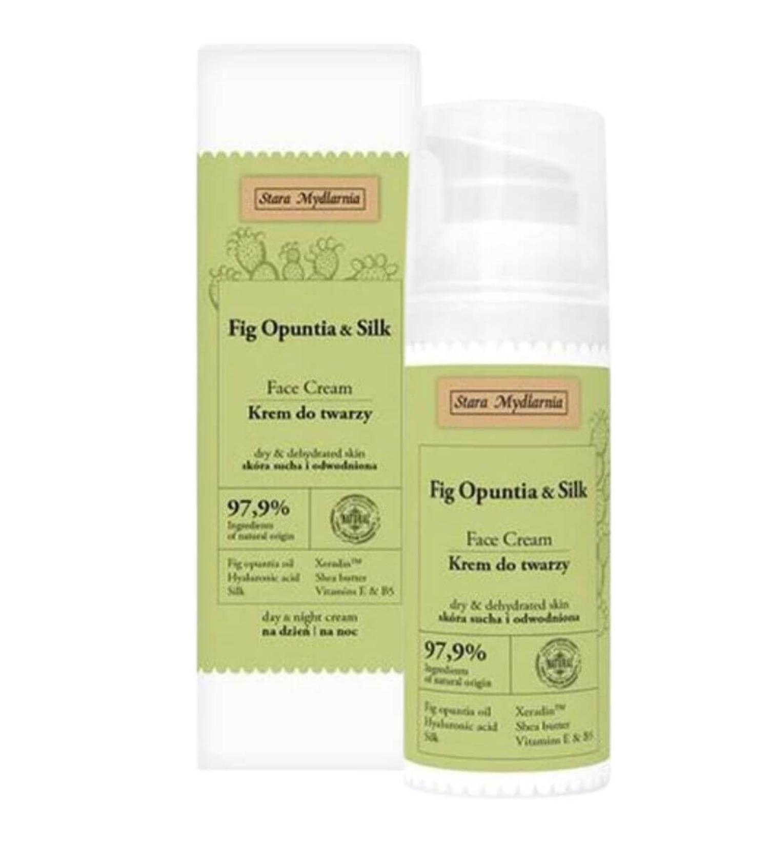 BRAVO ALFRED Face Cream and Milk Brand Stara MyDLarnia Model Happy Face Fig Opuntia & Silk Face Cream 50ml - Buy Online on GoSupps.com