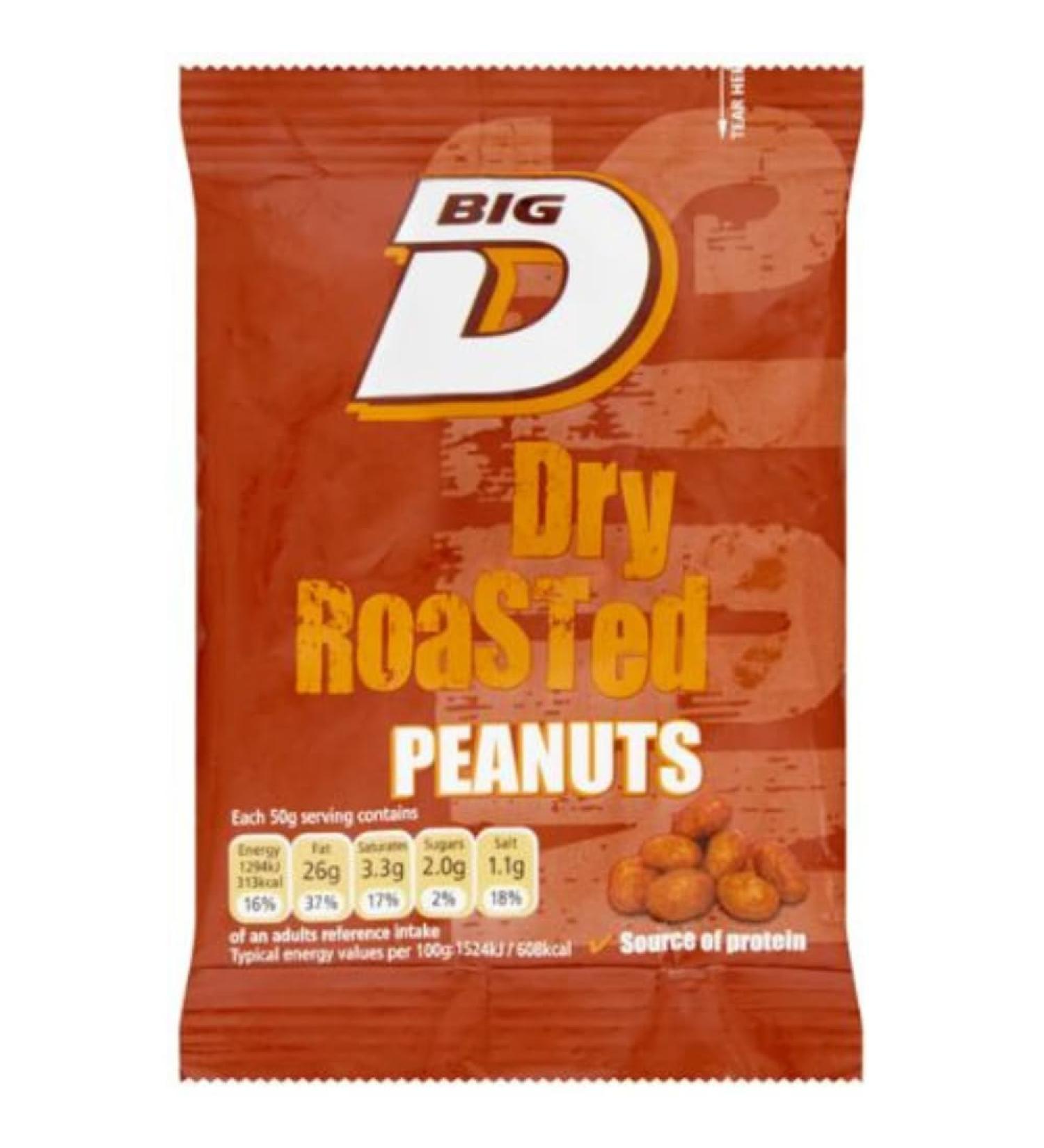 Delicious Peanuts Vegan Protein Rich Peanut 200g + FabFinds Mug (Dry Roasted 5 Pack) Dry Roasted 5 Pack
