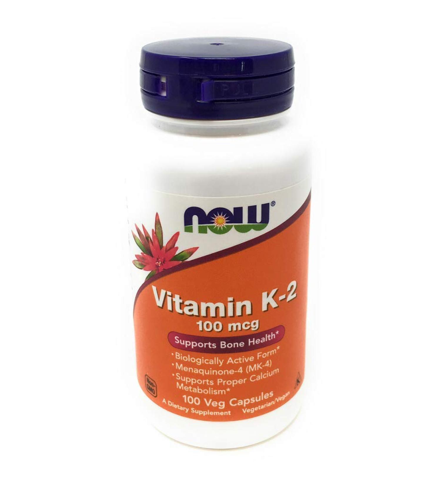 Now Foods K-2 100mg 100 Capsules