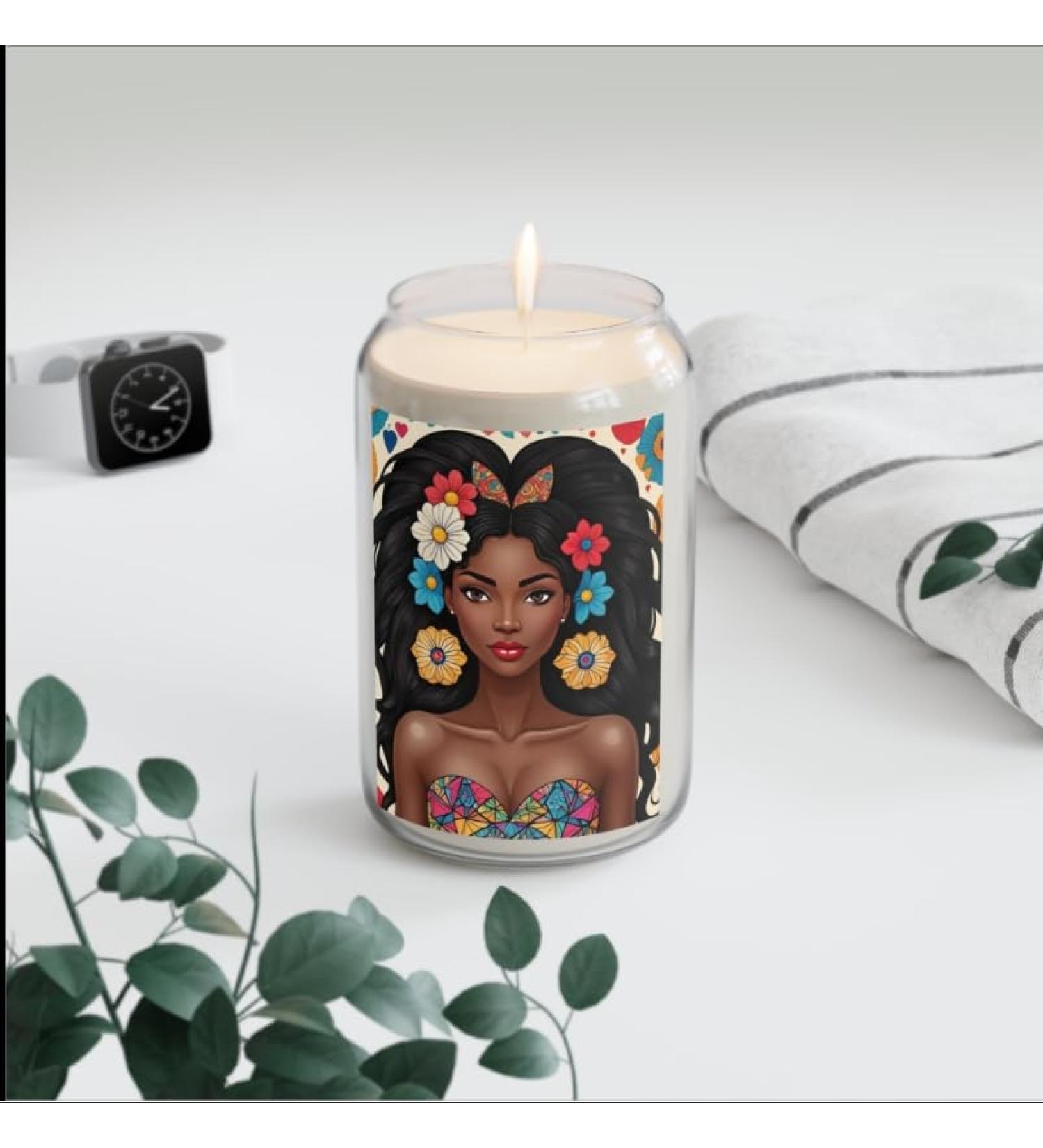 Eco-Friendly Scented Candles - 13.75 oz Natural Soy Wax Sea Breeze Vanilla Bean & Comfort Spice - Reusable Glass Vessel - Buy Online on GoSupps.com