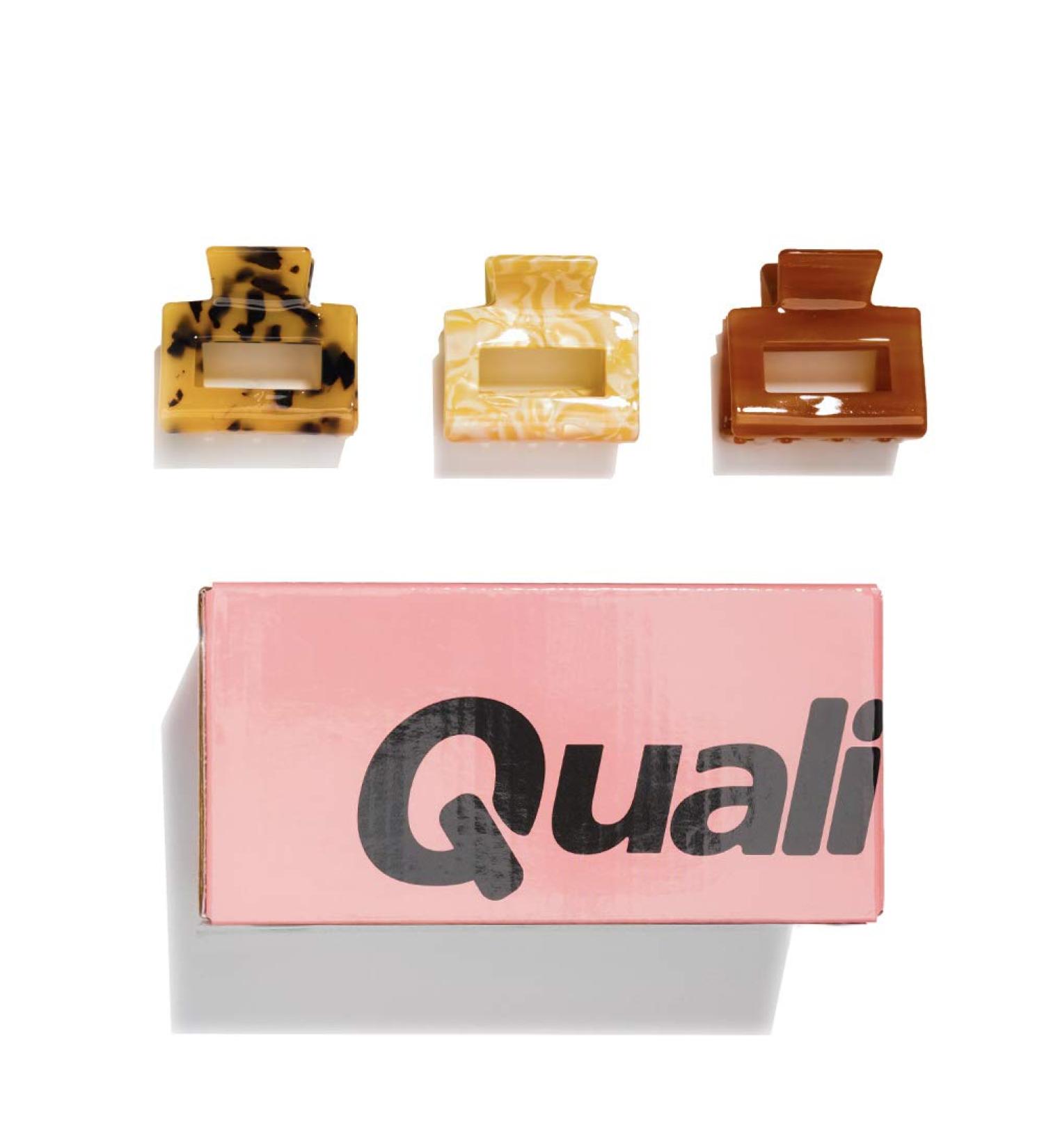 Naran Tortoise Hair Claw Clips - French Design Acrylic Clips (3pcs, 2inches) - Buy Online on GoSupps.com