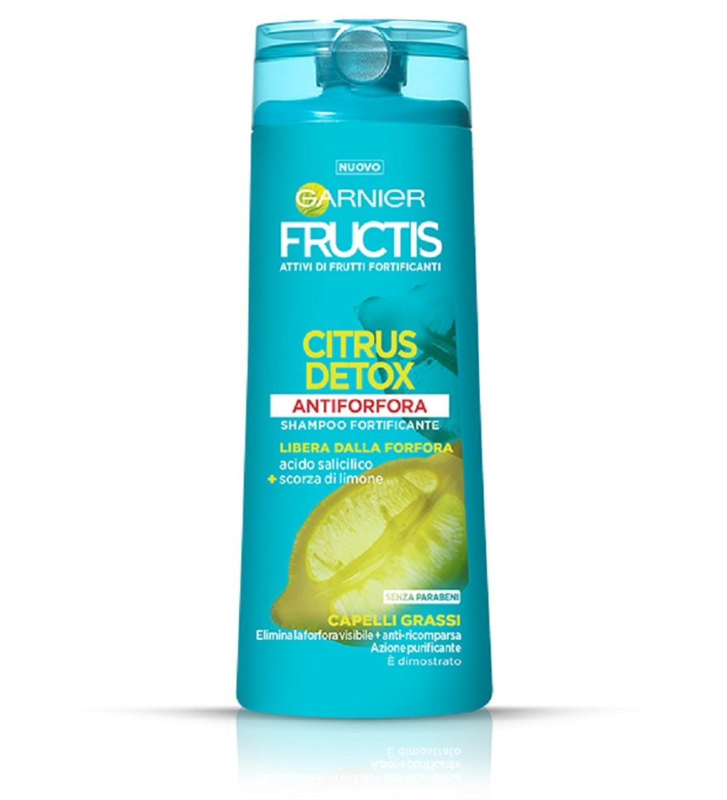 Garnier Film Shampoo for Purifying Hair and Antibatterico Citrus Detox 250 ml