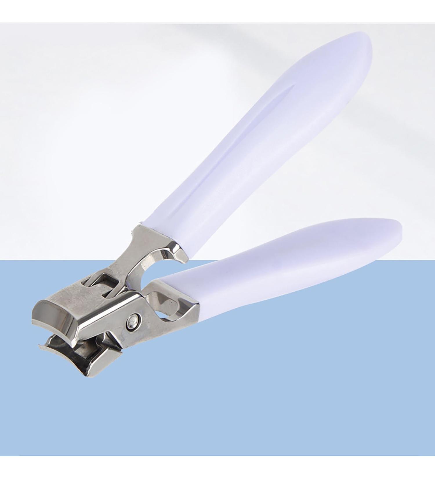 Nail Scissors Stainless Steel Stainless Steel Nail Scissors Anti-Splash Nail Clippers Adult/The Child/Man/Woman Purple - Buy Online on GoSupps.com