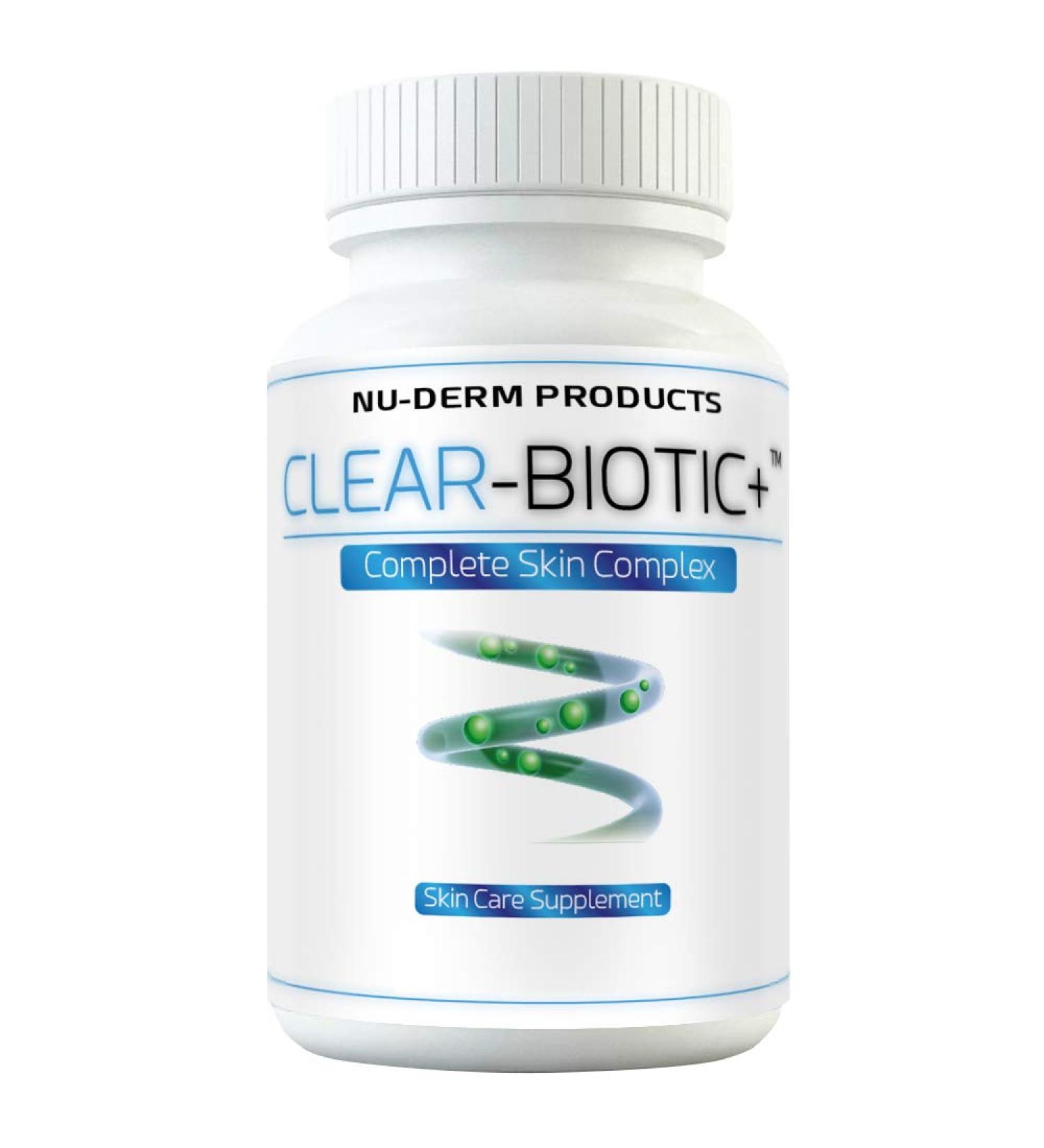 Clear-Biotic Acne Treatment Supplements Probiotic Pills for Teens & Adults | Hormonal Acne Vitamins Gut Health Support Clear Skin Formula Acne Vitamins Non-GMO (60 Capsules) - Buy Online on GoSupps.com