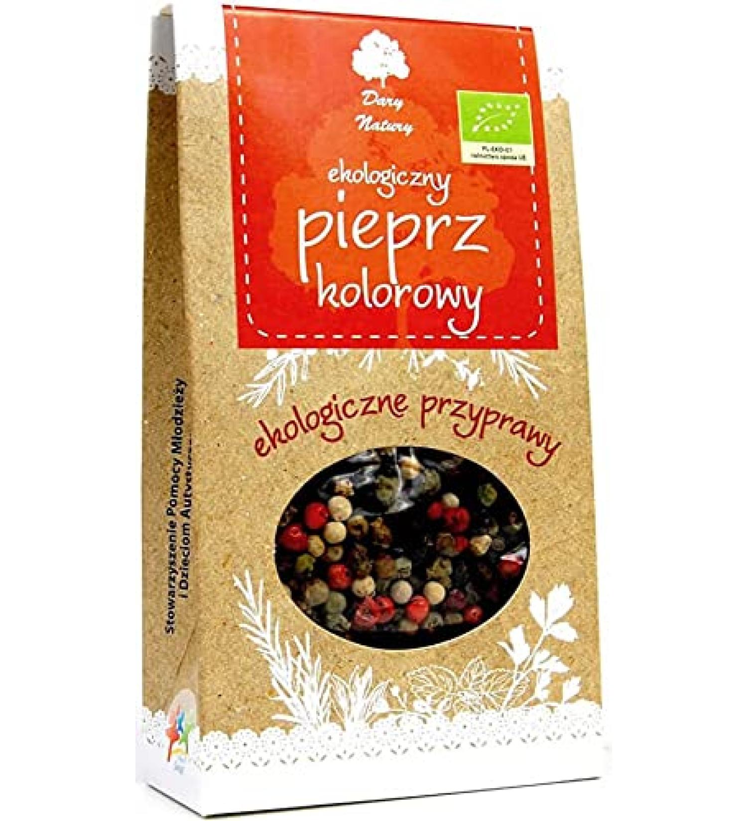 DARY NATURY Organic colored peppercorns 30g - DARY NATURY