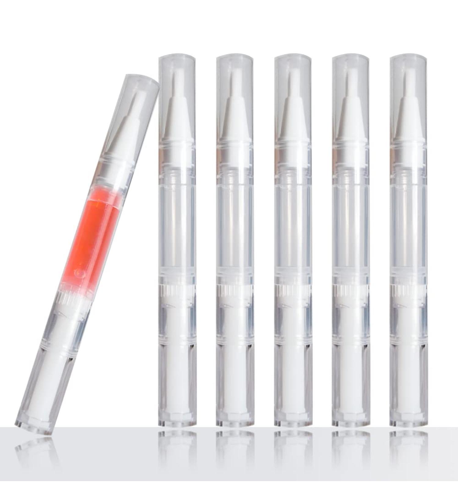 BWXXXR 12 Pack 3ml Transparent Twist Pens Empty | Cuticle Oil Bottles for Nail & Lip Gloss | Eyelash Growth Liquid | Refillable Brush Tip - Buy Online on GoSupps.com