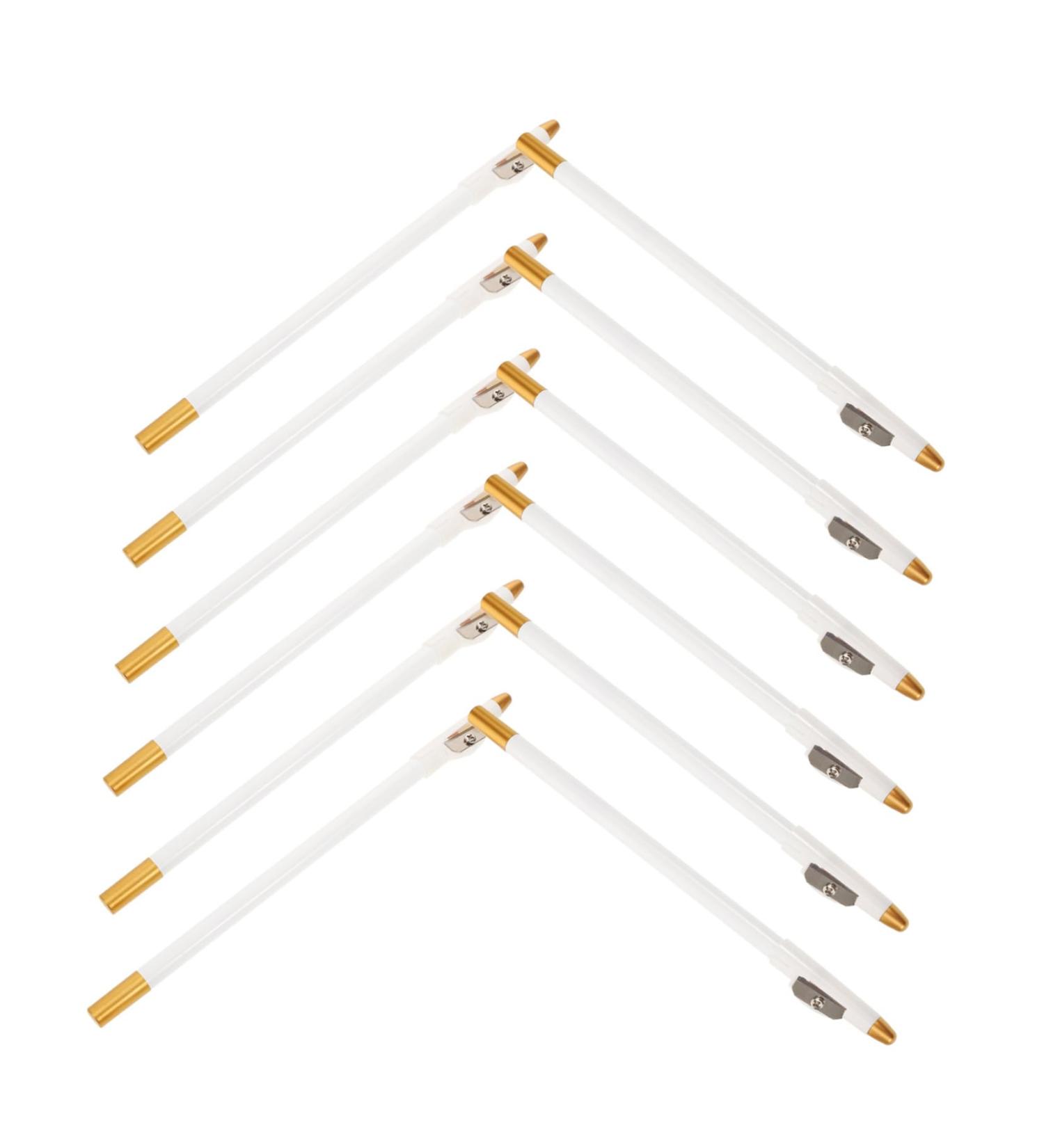 PLAFOPE 12pcs Eyebrow Pencil Sharpener Eyebrows Pencil Portable Eyebrow Pencil Eye Brow Pencil White Wooden - Buy Online on GoSupps.com