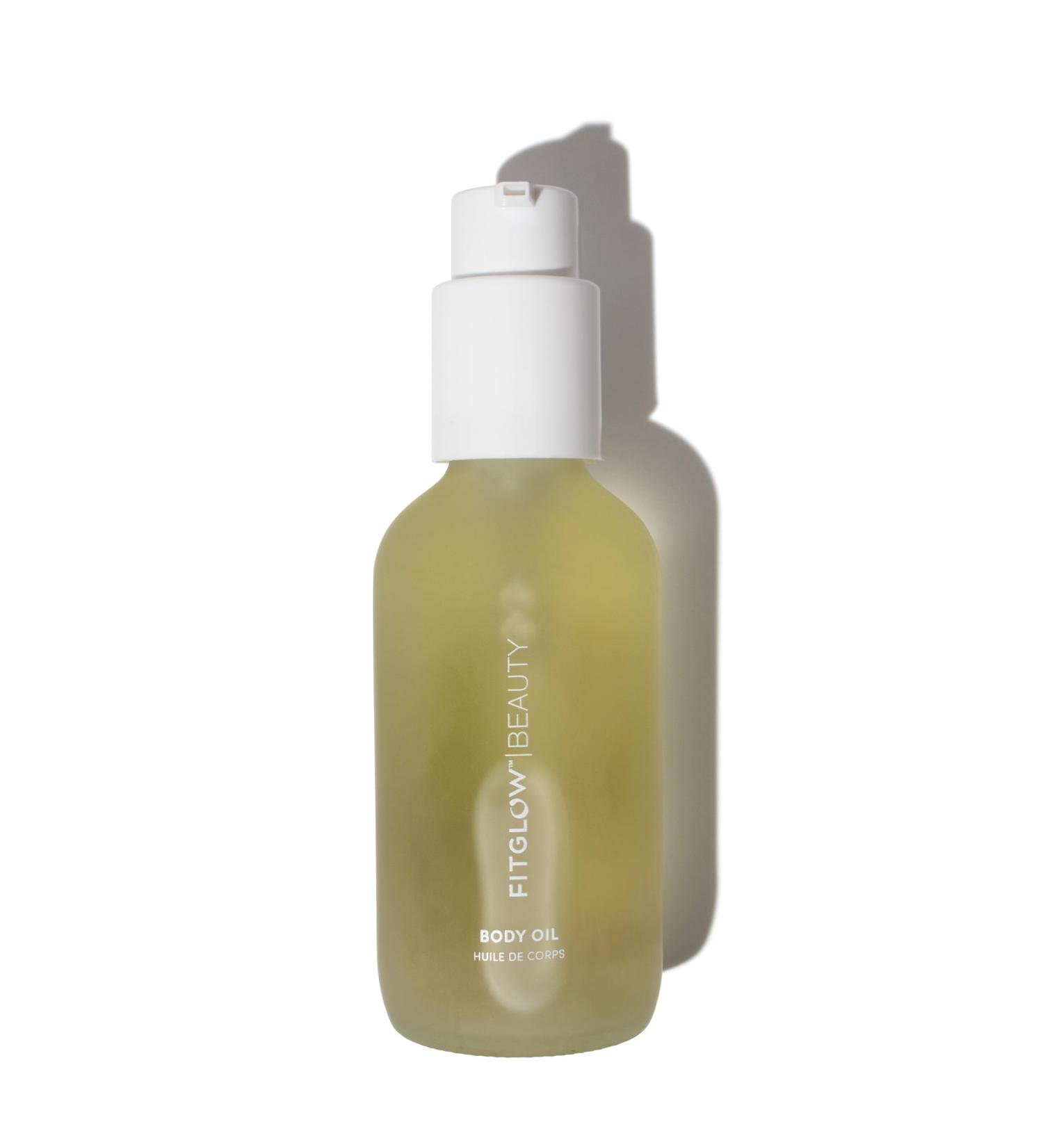 FITGLOW Beauty Body Oil | Hydrating & Rejuvenating Skincare with Linden Leaf + Botanical Oils | Revives Skin for a Healthy Glow | Lightweight Fast Absorbing | 120ml
