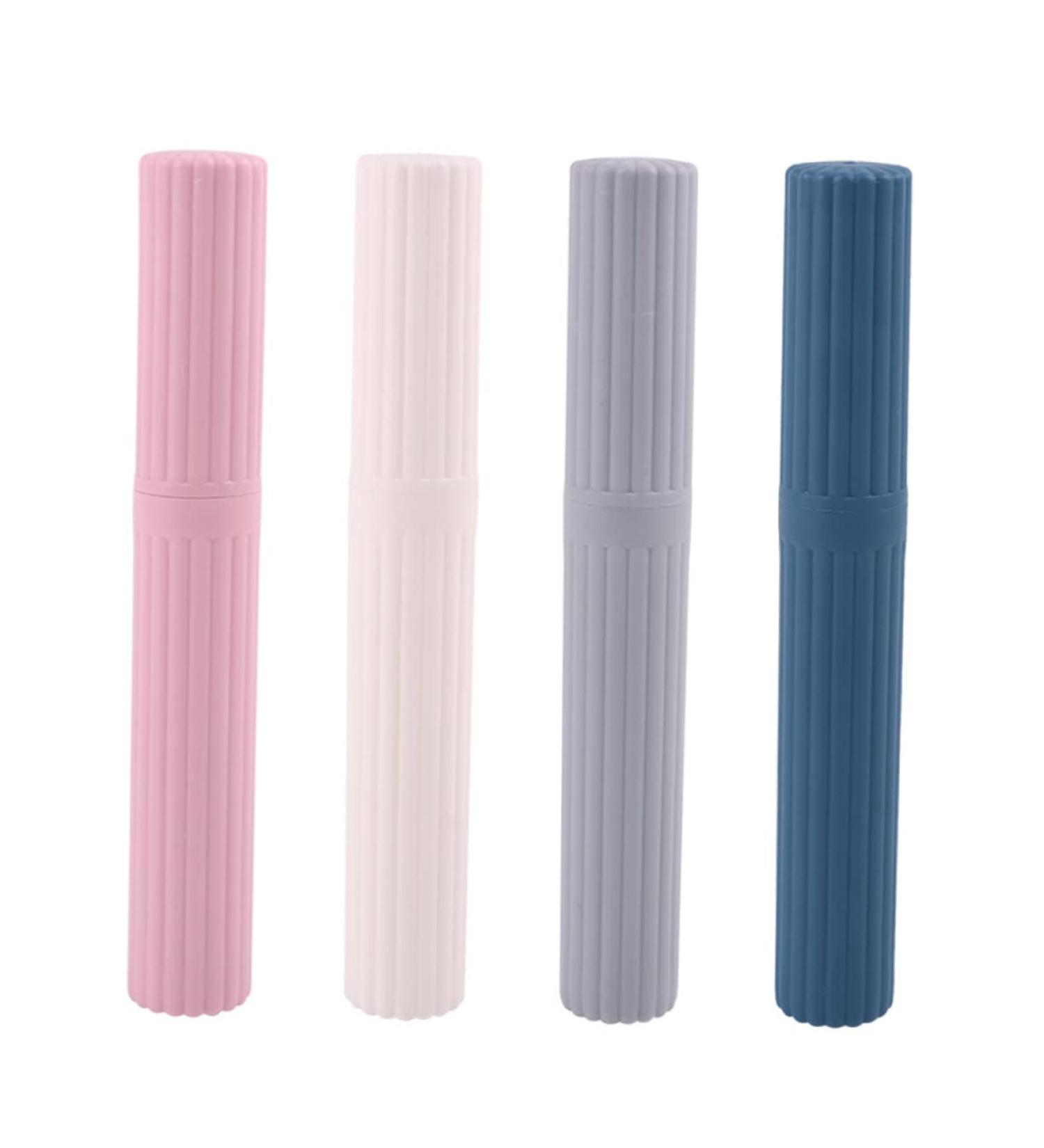 Minkissy 4-Piece Toothbrush Case Set | Durable Travel Toothbrush Containers for International Shipping - Buy Online on GoSupps.com