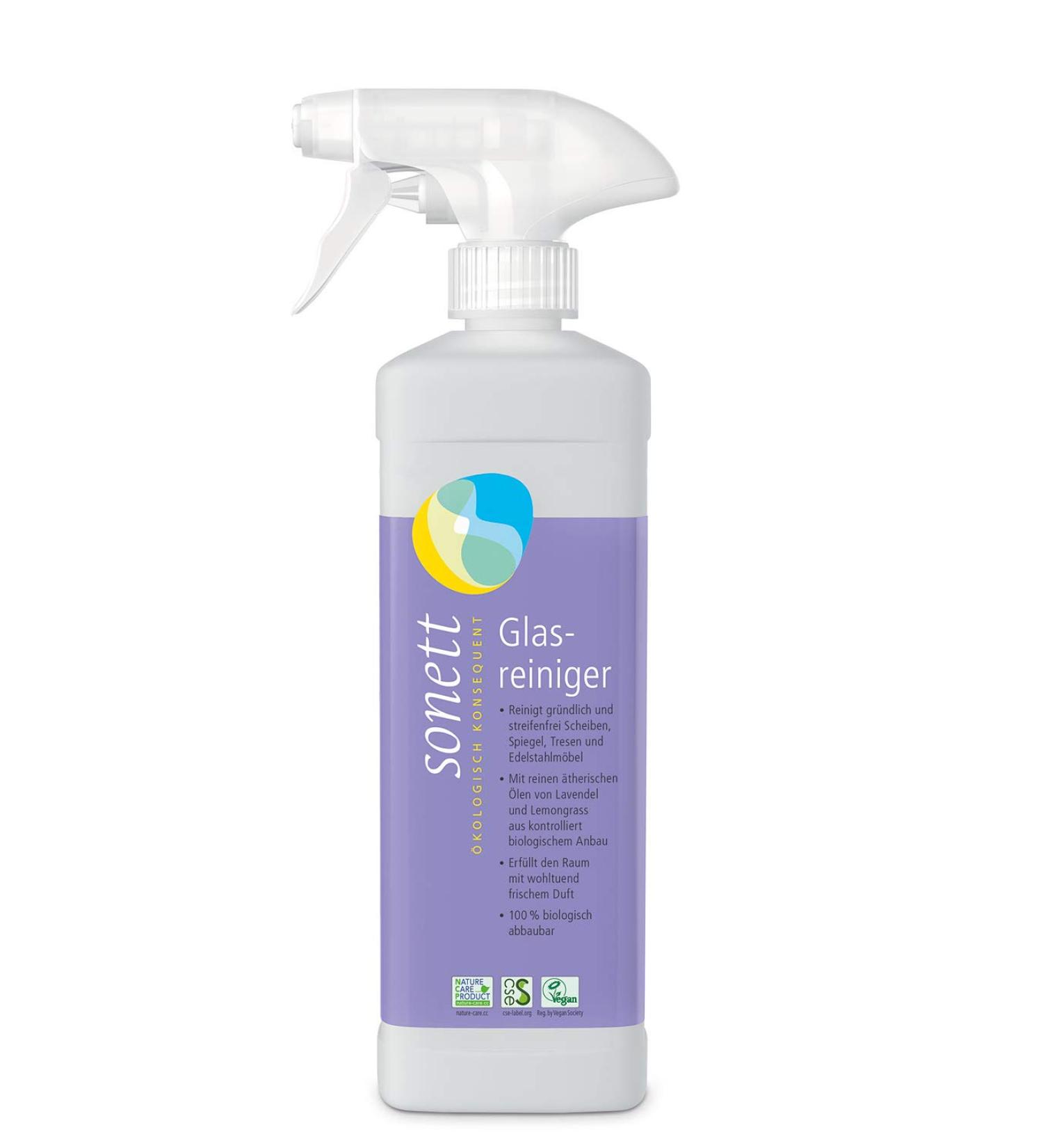 Sonett Glass Cleaner 500ml - Eco-Friendly & Streak-Free | International Shipping Available - Buy Online on GoSupps.com