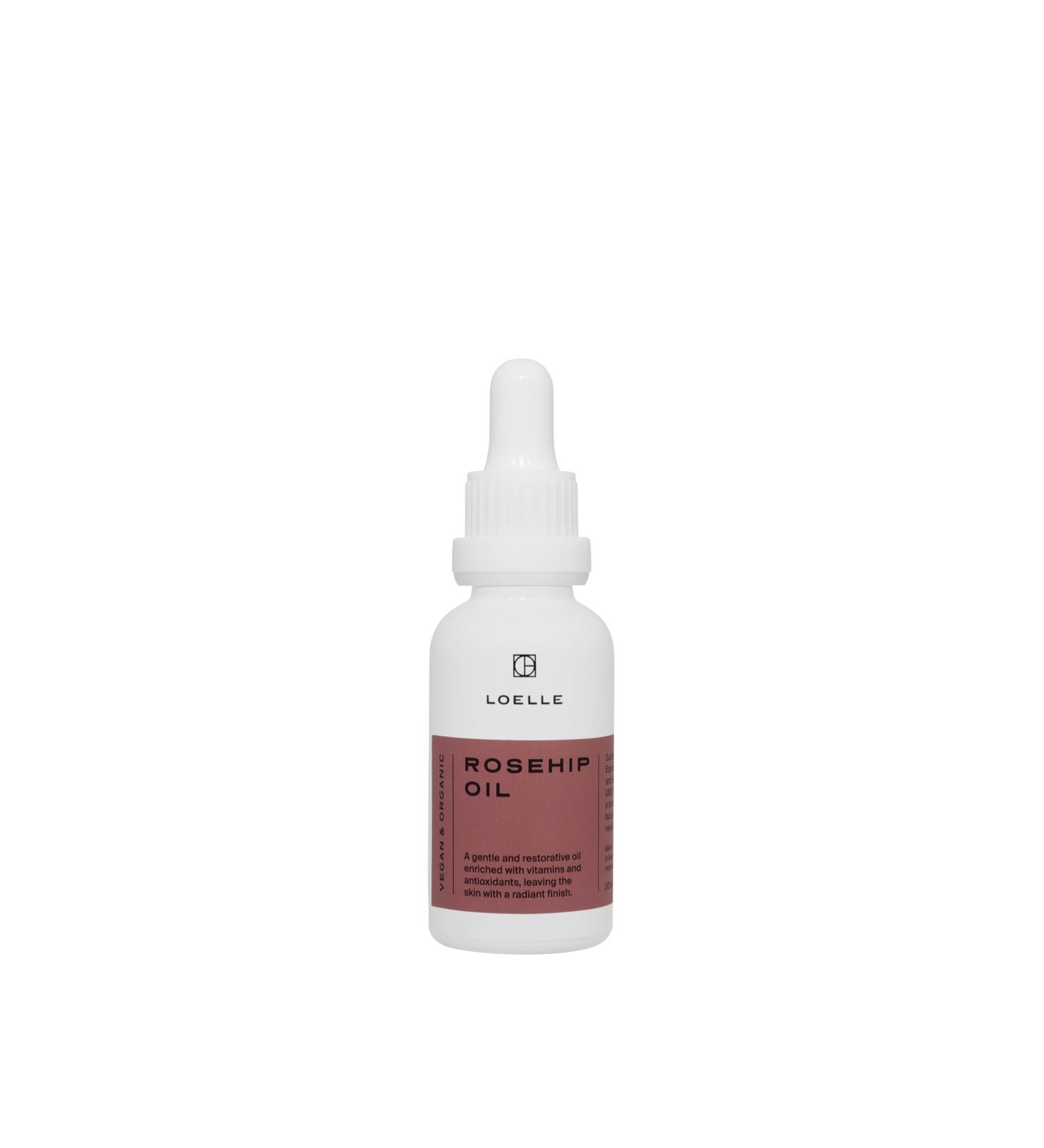 Loelle - 100% Pure Rosehip Oil for Face with High Vitamin E Content - Regenerating Remedy Against Eczema and Scars - Anti-Wrinkle Moisturiser - Harvested in Chile (30ml) - Buy Online on GoSupps.com