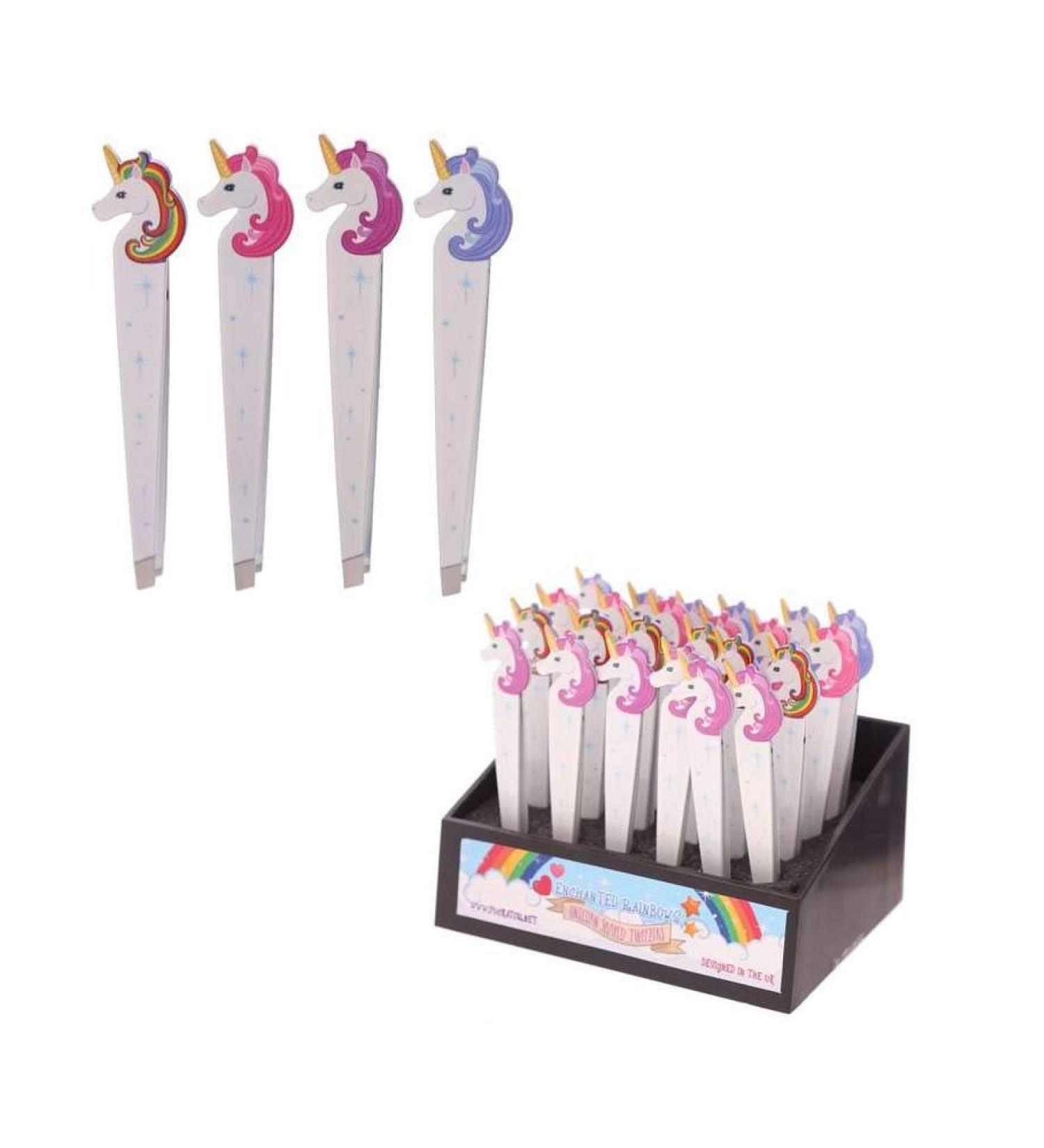 Rainbow Unicorn Metal Tweezers - Precision Eyebrow & Facial Hair Removal Tool - Buy Online on GoSupps.com