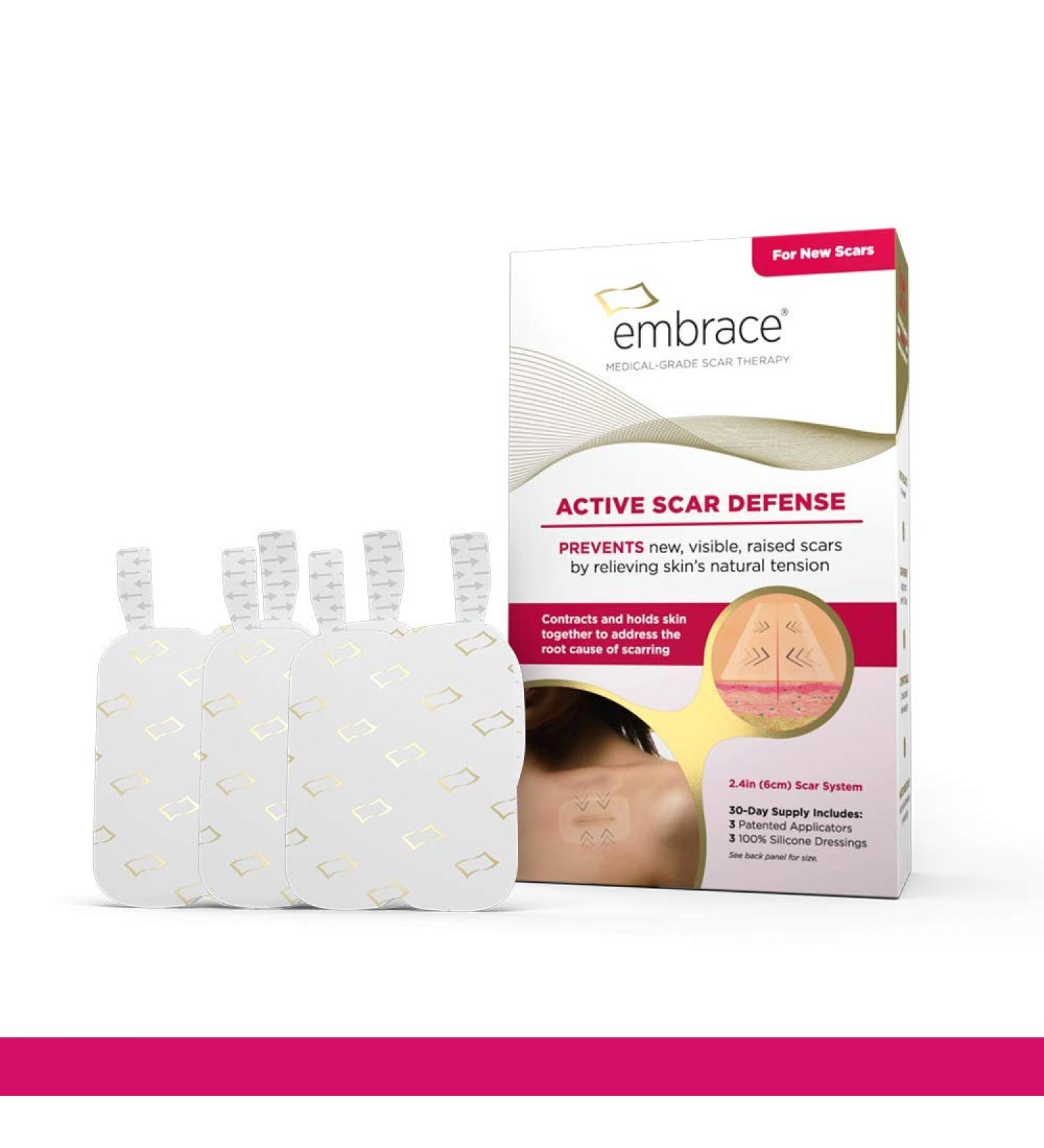 FDA-Cleared Silicone Scar Sheets for New Scars - Medium 2.4 Inch - 60 Day Supply - Buy Online on GoSupps.com