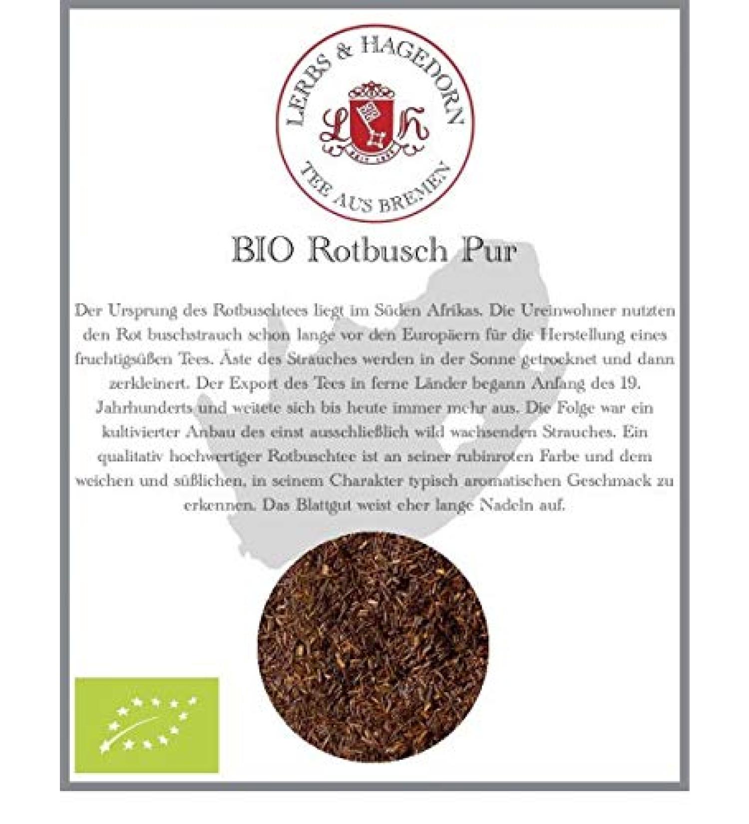  Lerbs & Hagedorn Rotbusch Pur Kba 1 kg - Buy Online on GoSupps.com