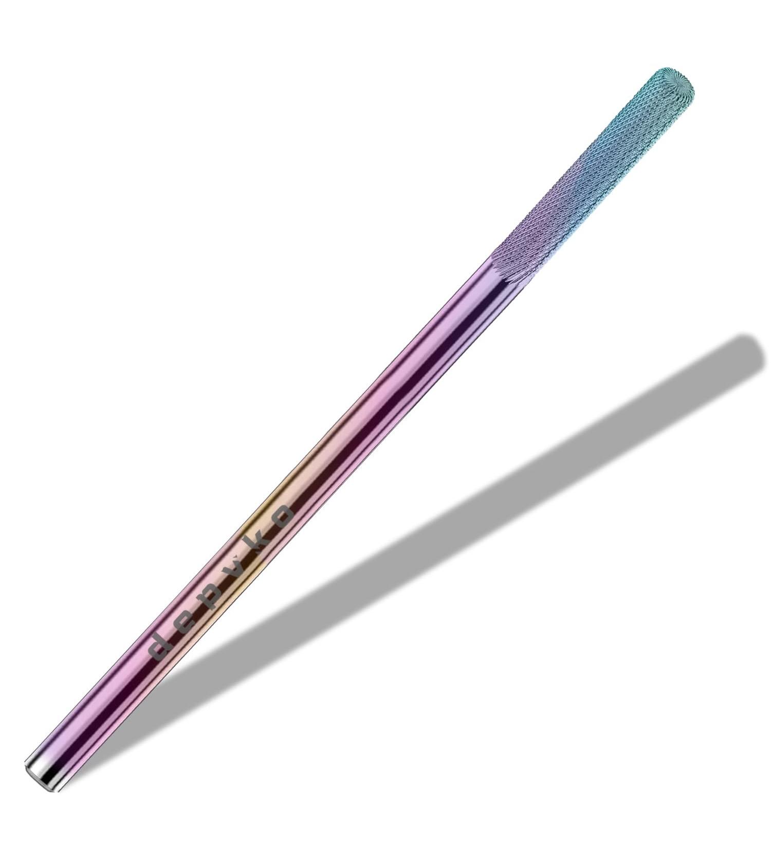 Depvko Nature Nail Buffer Bit - 3/32 Professional Cuticle Remover & Safety Carbide Drill for At-Home Manicures - Two Way Rotate Perfect for Nail Techs - Buy Online on GoSupps.com