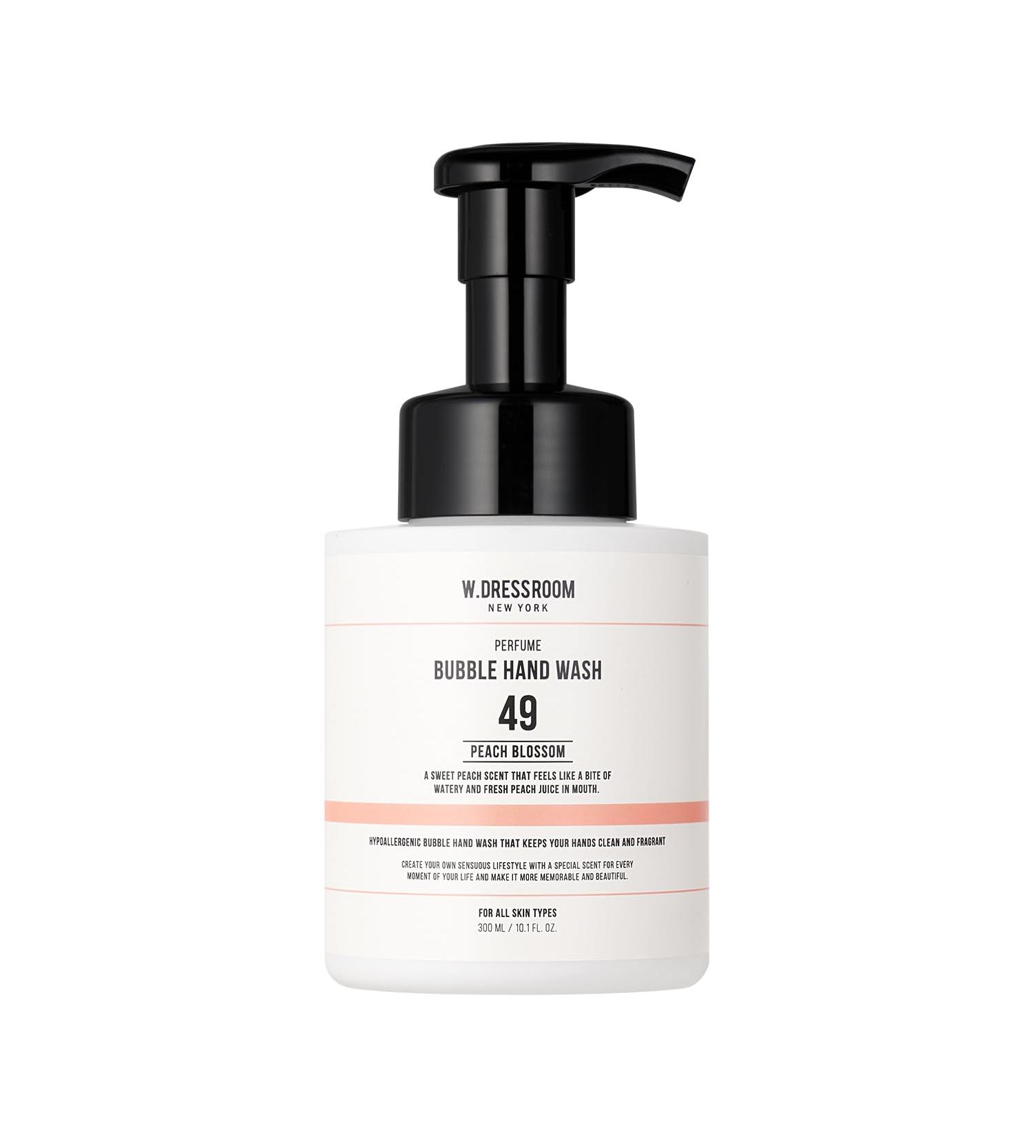 W.Dressroom Bubble Hand Wash No.49 Peach Blossom - Moisturizing & Refreshing | 10.1 Fl oz International Shipping Available - Buy Online on GoSupps.com