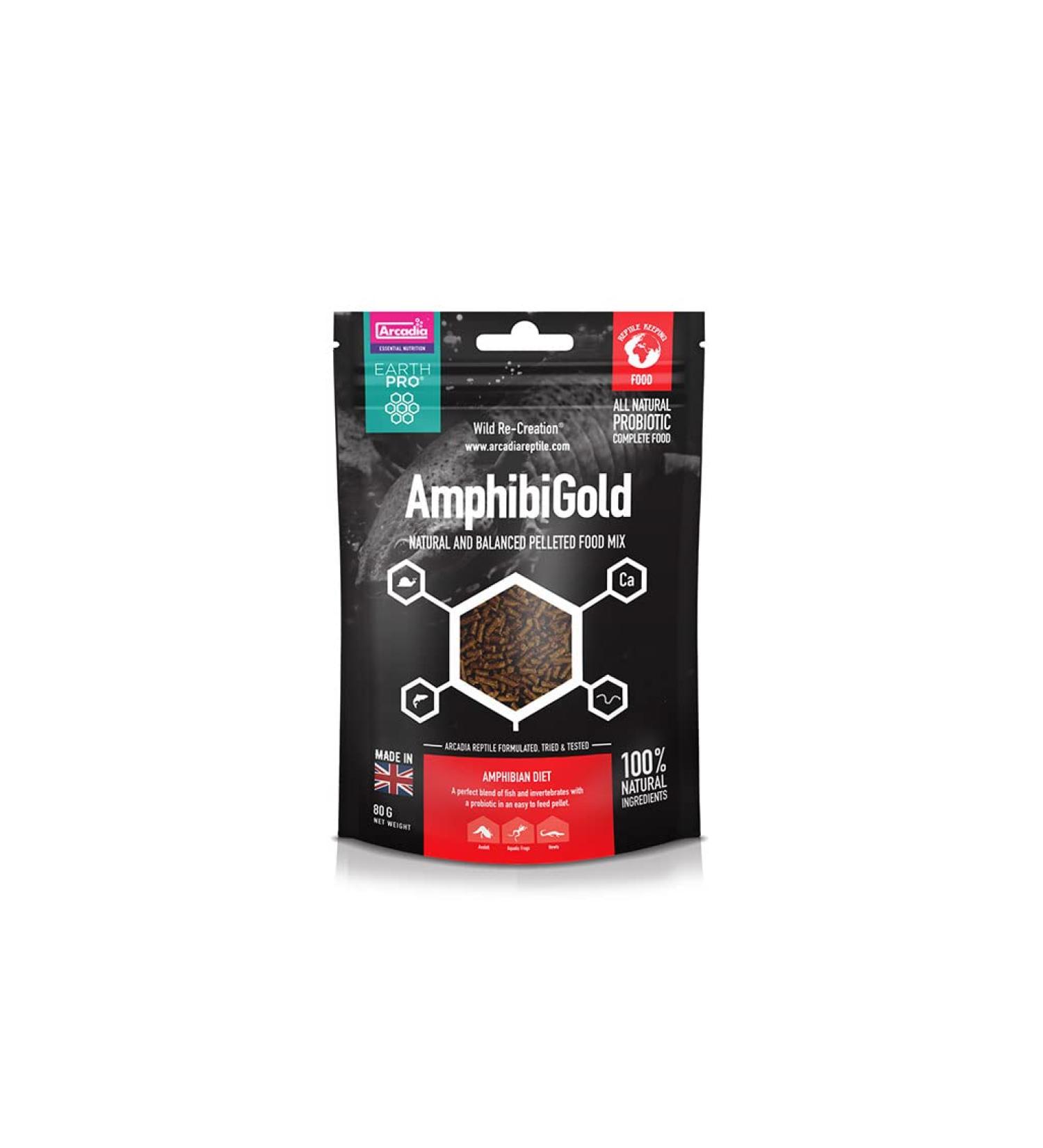 Arcadia Earth Pro Amphibi Gold 80G Pack of
