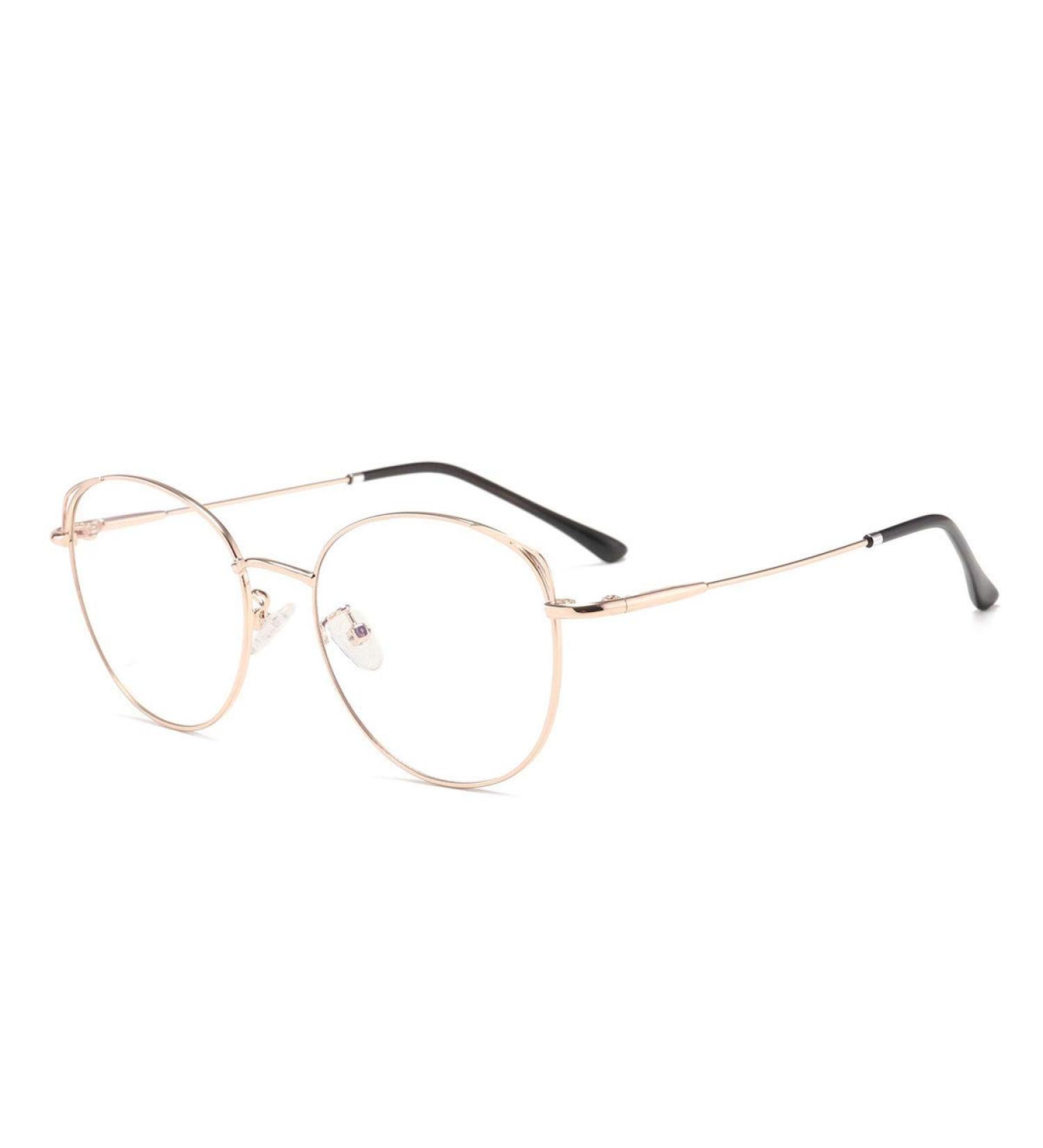 Shop Stylish Blue Light Filter Cat Eye Glasses - Anti Blue Light UV Block Metal Frame for Women - Perfect for PC Gaming & Screen Use - Buy Online on GoSupps.com