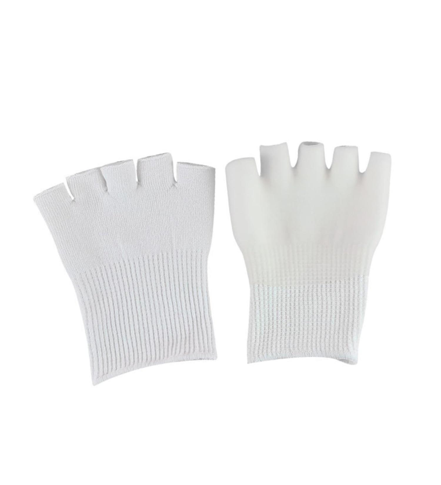 Beatifufu 1 Pair Moisturizing Gel Socks Bunion Splints Pad Five Toe Gel Socks Gel Socks for Feet Foot Spa Socks Thumb Bunion Corrector Silicone Socks Moisturising White Heel Nursing Supplies - Buy Online on GoSupps.com