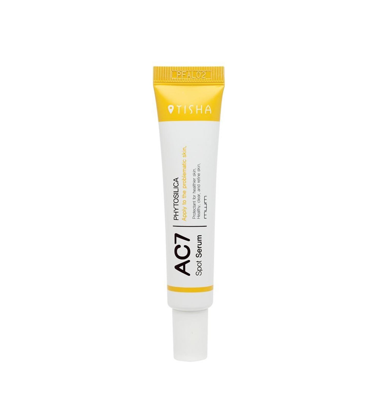 Tisha AC7 Micro-needle Pimple Serum | Natural Blemish Remover & Zit Treatment Cream | Pimple Spot Treatment for Troubled Skin | 0.5 fl. oz - Buy Online on GoSupps.com