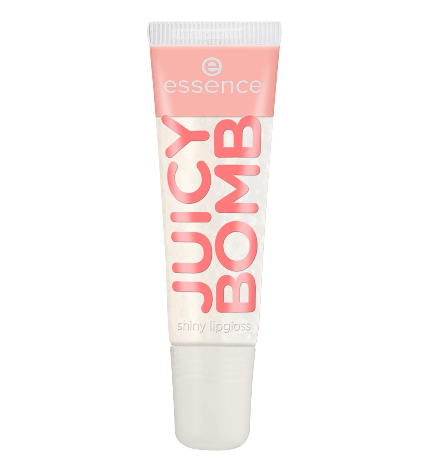 Essence Juicy Bomb Shiny Lip Gloss No. 101 - Transparent Radiant & Vegan | 10ml Shimmering Lip Gloss - Alcohol & Paraben Free - Buy Online on GoSupps.com