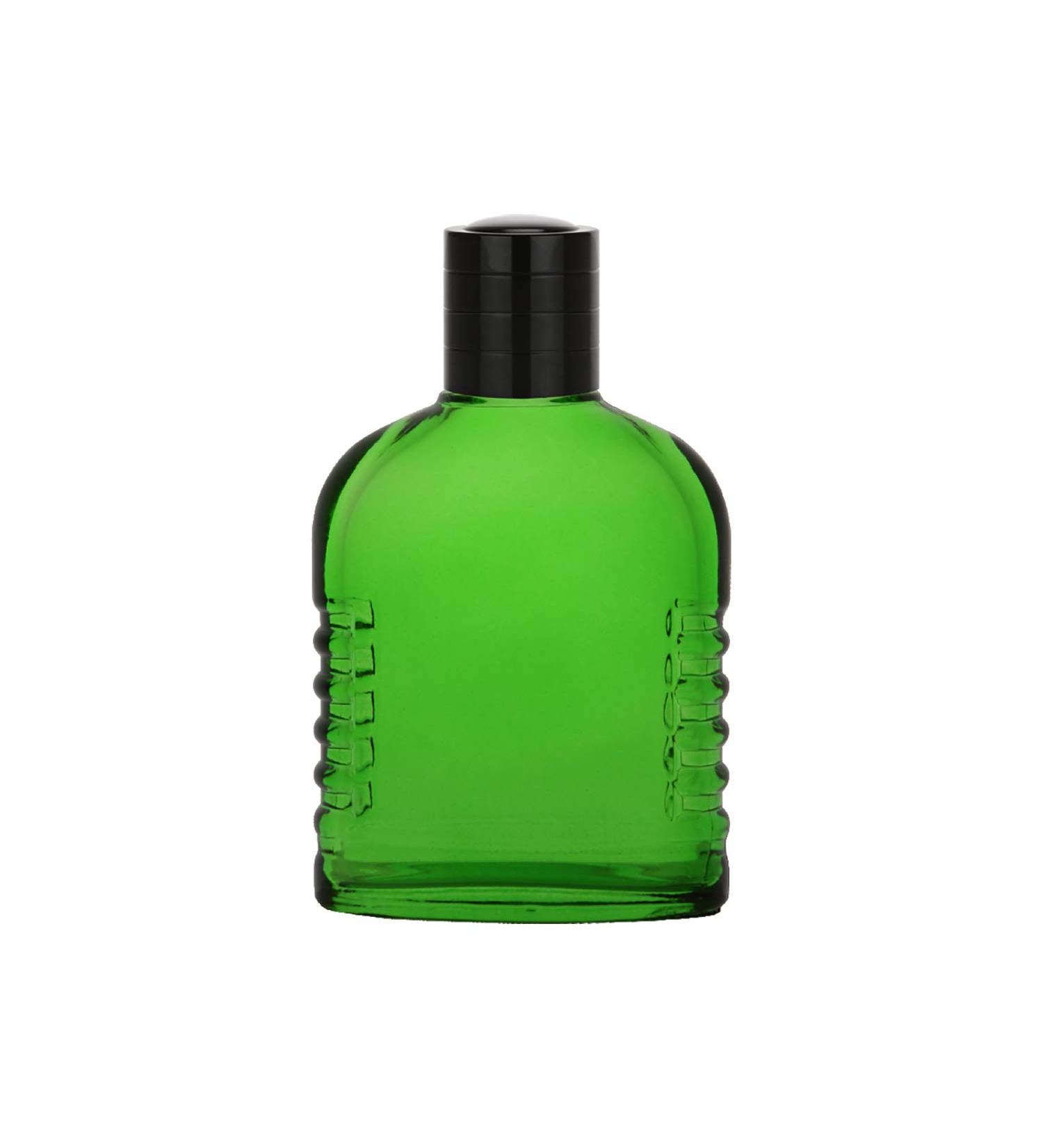 Empty Glass Cologne Bottle Green Glass Splash On 3.4oz Free Perfume Studio Fragrance Sample Included (1 BOTTLE) - Buy Online on GoSupps.com