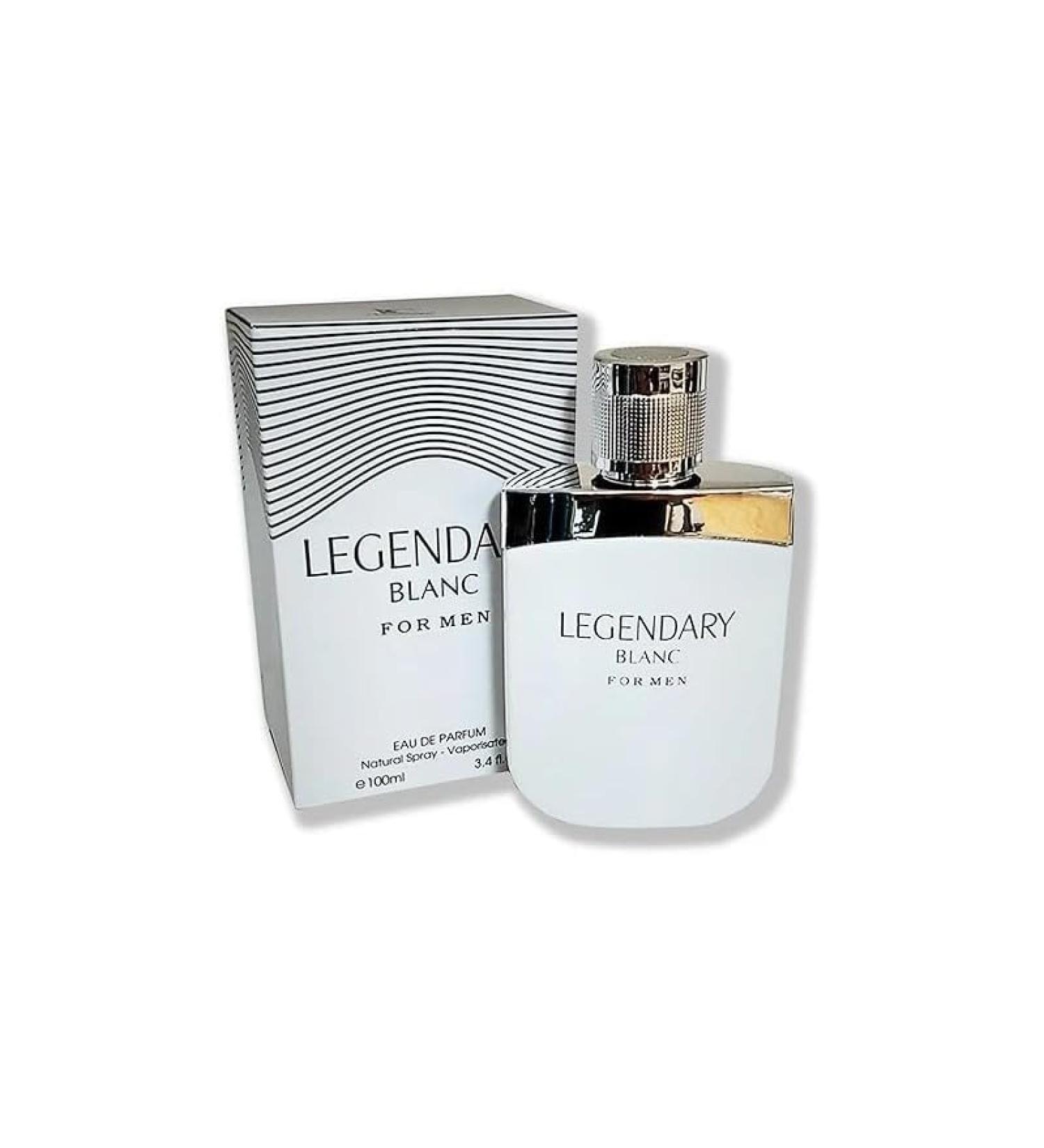 LEGENDARY BLANC Cologne for Men Eau de Parfum Woody Aromatic Fragrance 3.4oz/100ml Natural Spray Long Lasting - Buy Online on GoSupps.com